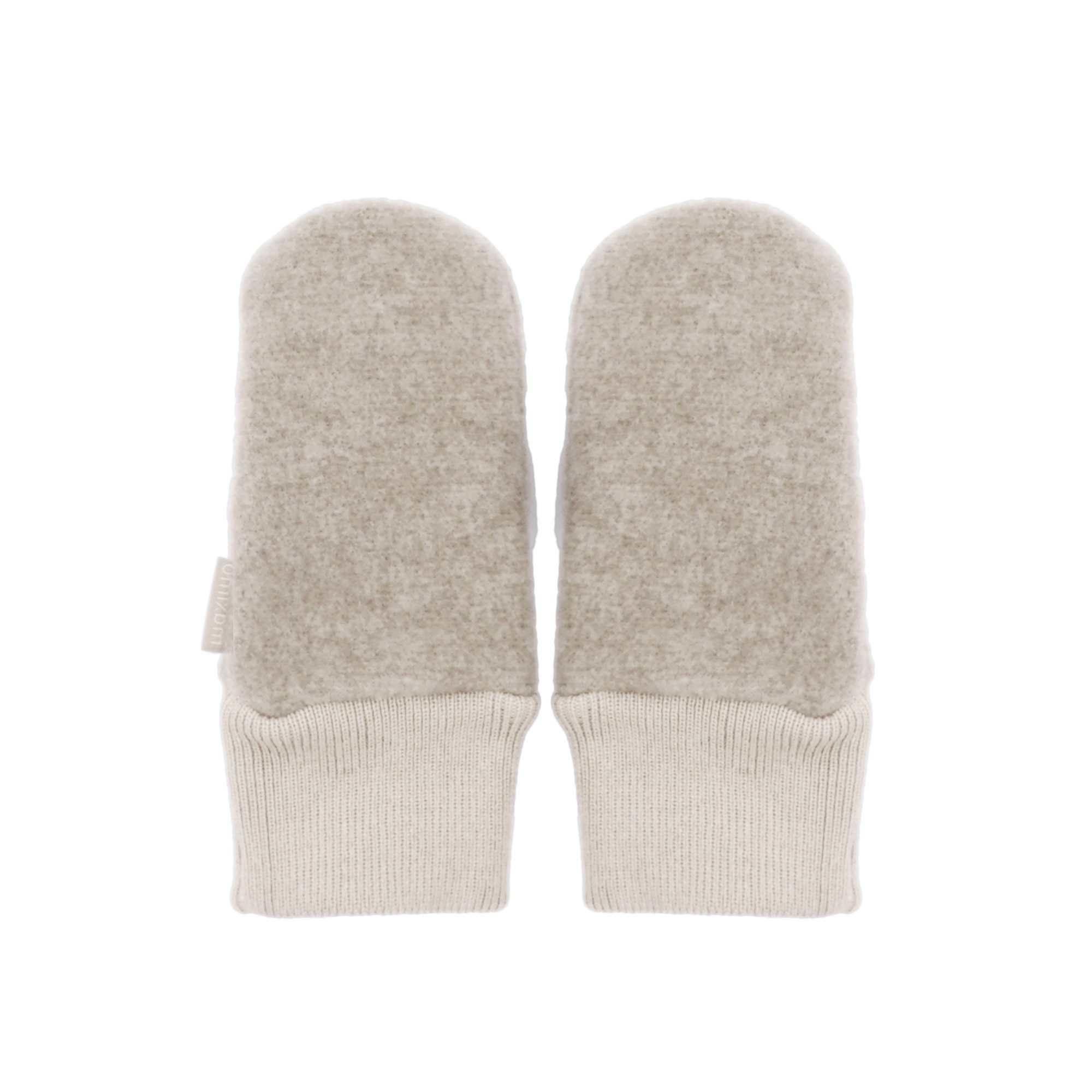 MAXIMO Fäustlinge Wollfleece, Strickbündchen, temperaturregulierend, schnell trocknend