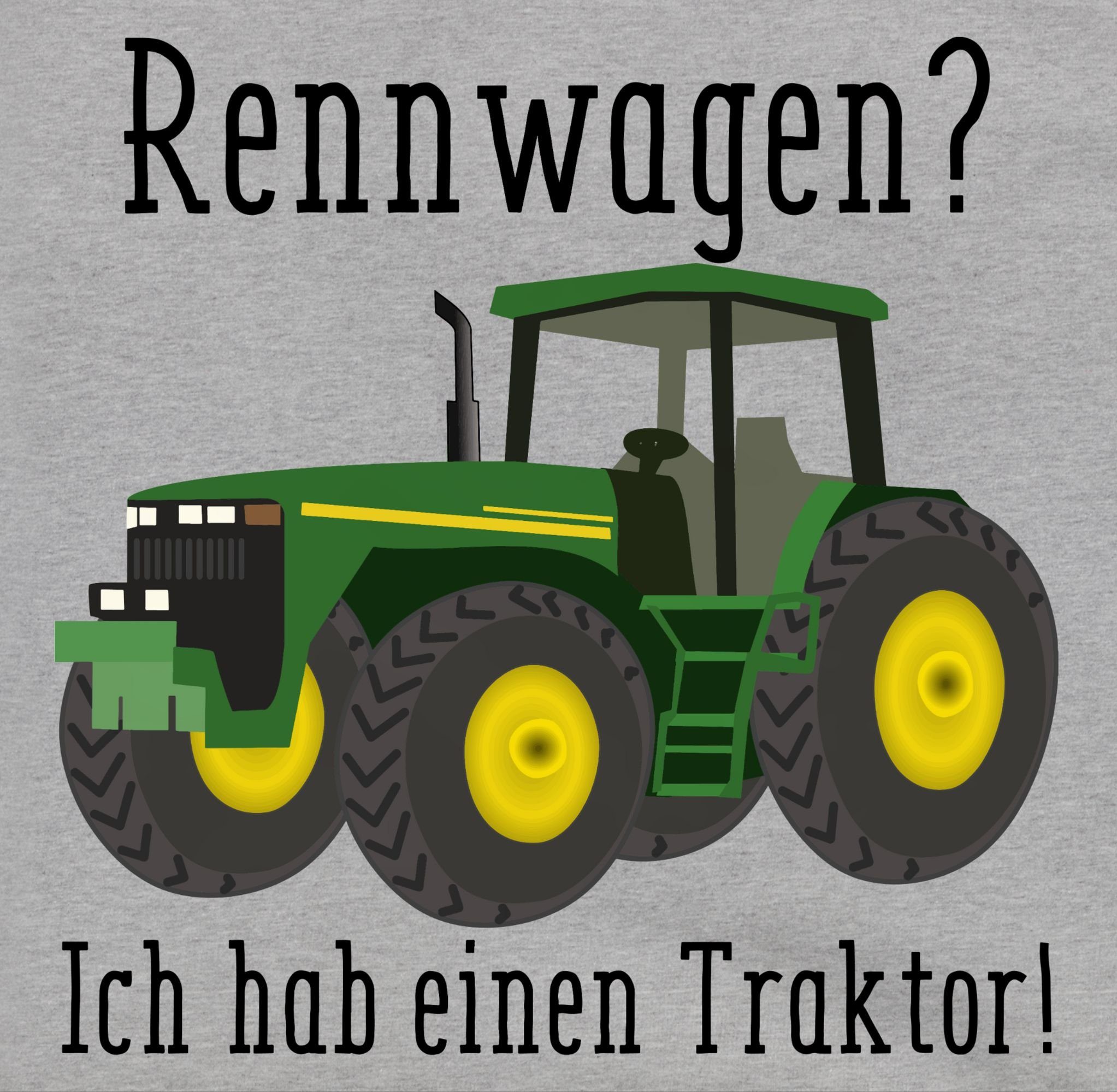 Grau Ges Blau Bauer - habe Geschenk Shirtracer Hoodie 1 Traktor Ich Traktor Rennwagen einen Trecker meliert/Navy Landwirt