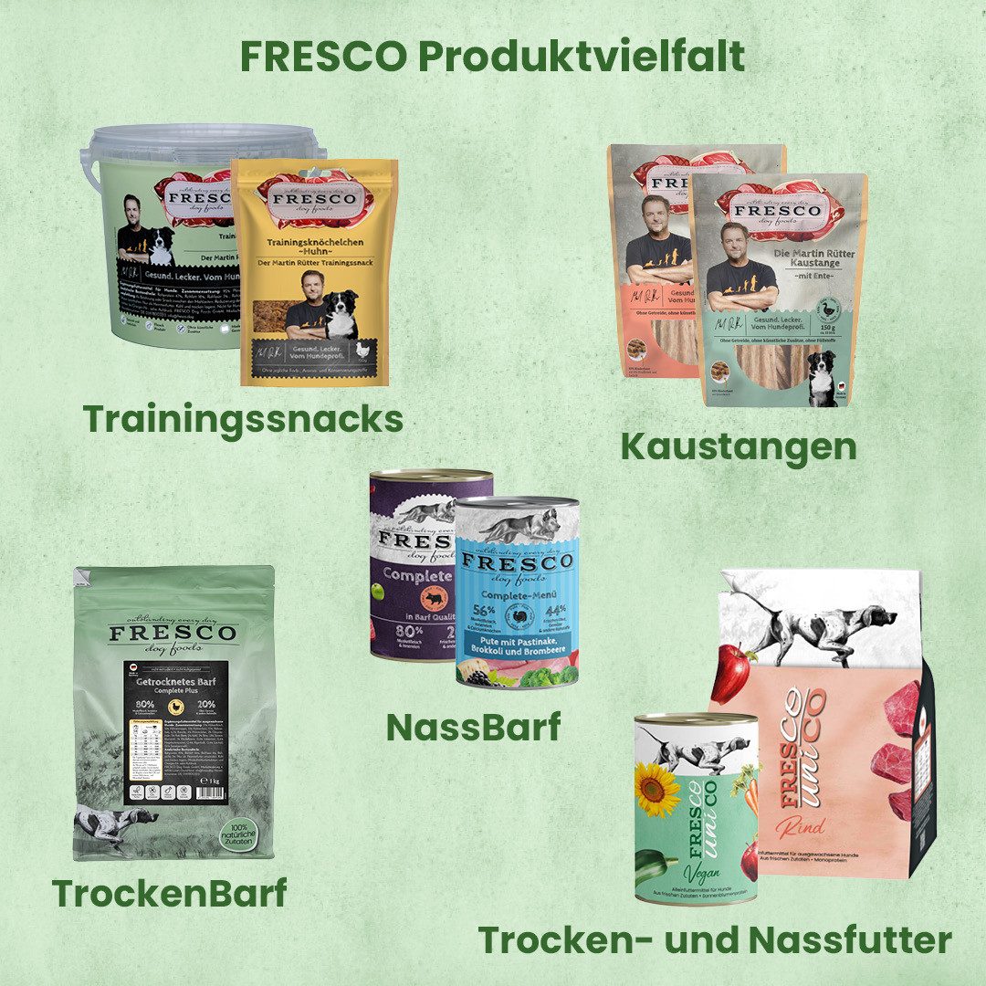 Fresco Dog Abwehrkraft Kräutermischung Vitamin Pulver für Hunde, 200g, Nahrungsergänzungsmittel für: Hunde, mit Hagebutte, Himbeeren & ohne Zusatzstoffe
