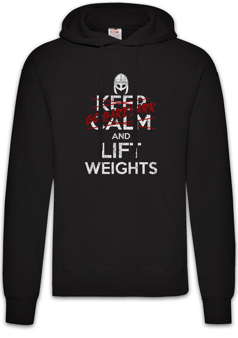 Hoodie Go Baresark And Lift Weights Herren Hoodie Wikinger Gym Fitness