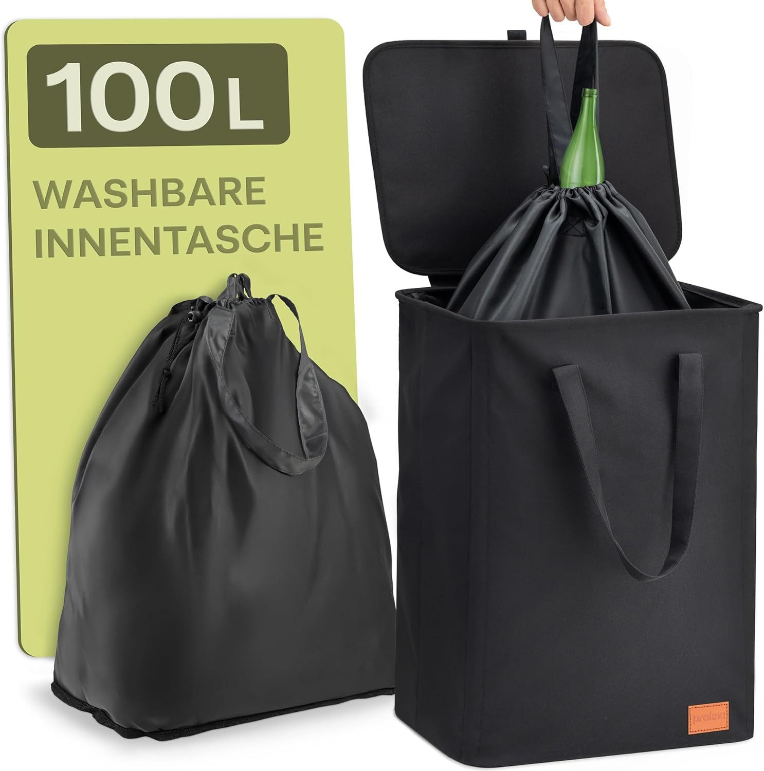 Praknu Flaschenkorb Pfandflaschen Sammelbehälter Groß – günstig online kaufen