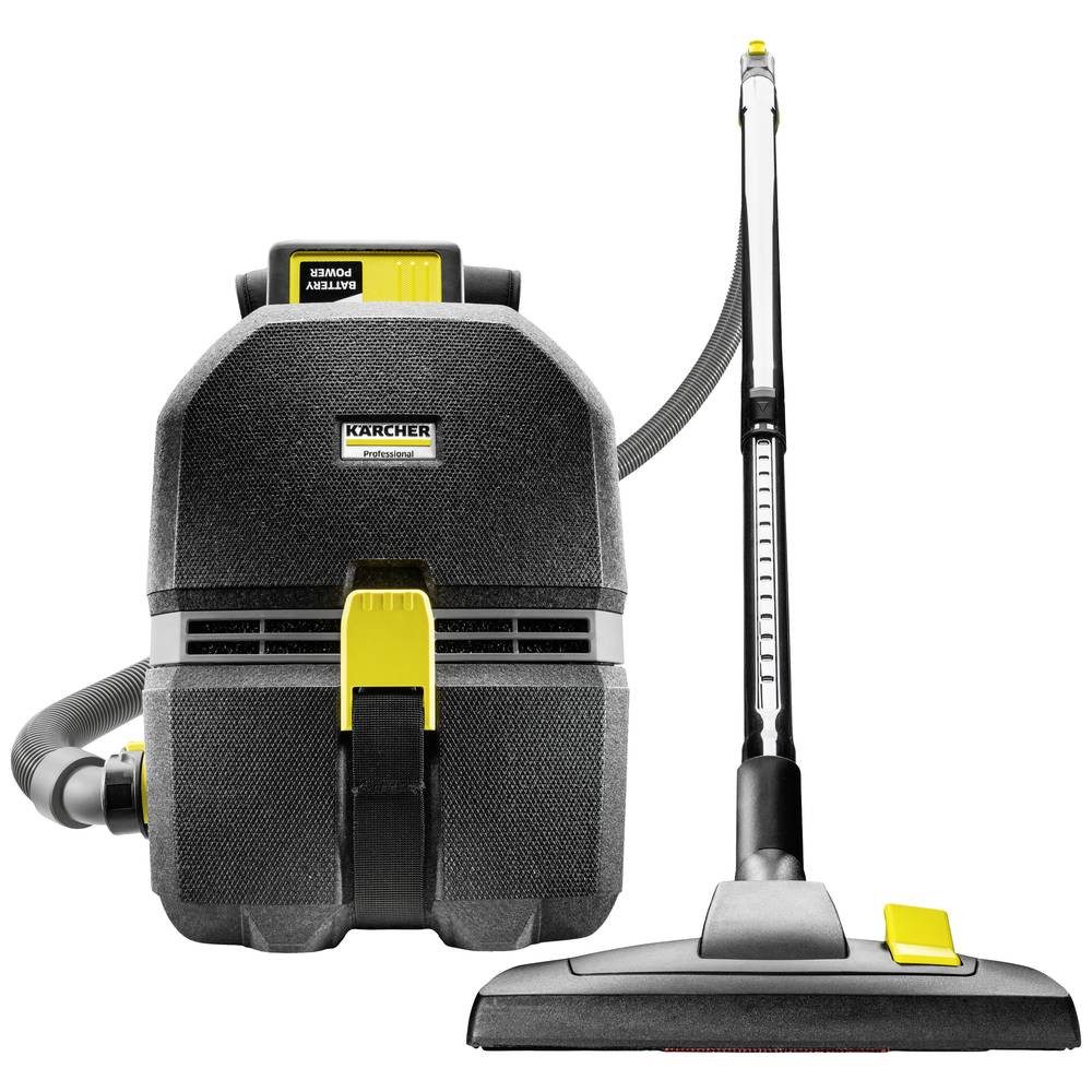 Kärcher Professional Handstaubsauger BVL 3/1 Bp Akku Rucksacksauger ohne Akku 1.394-300.0, ohne Akku