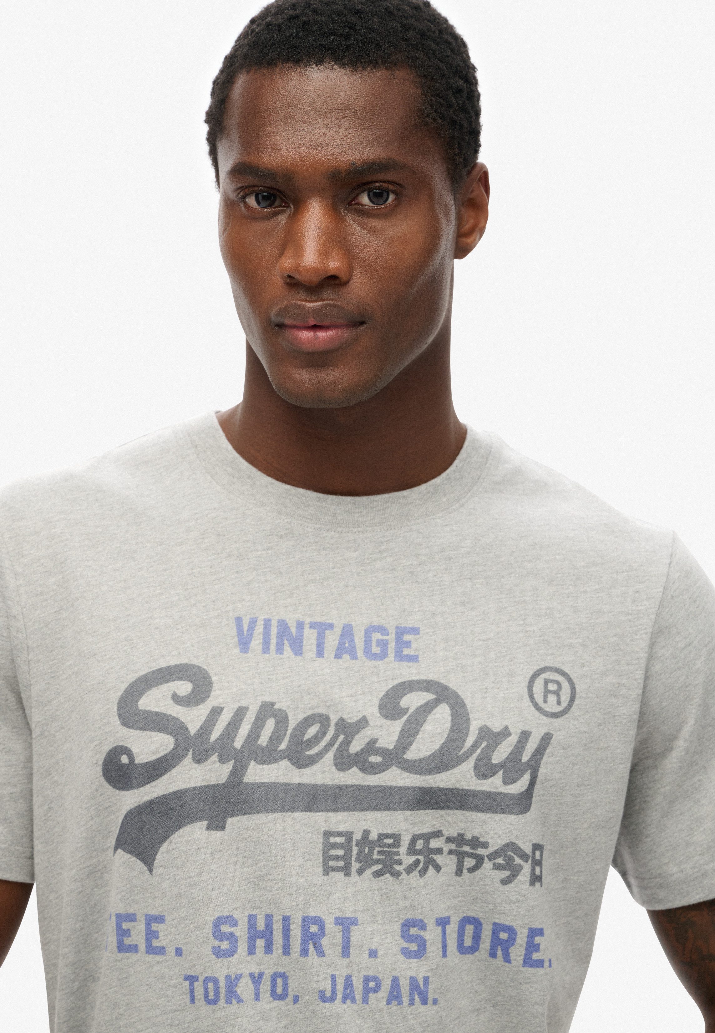 Superdry Rundhalsshirt VL HERITAGE RELAXED TEE günstig online kaufen