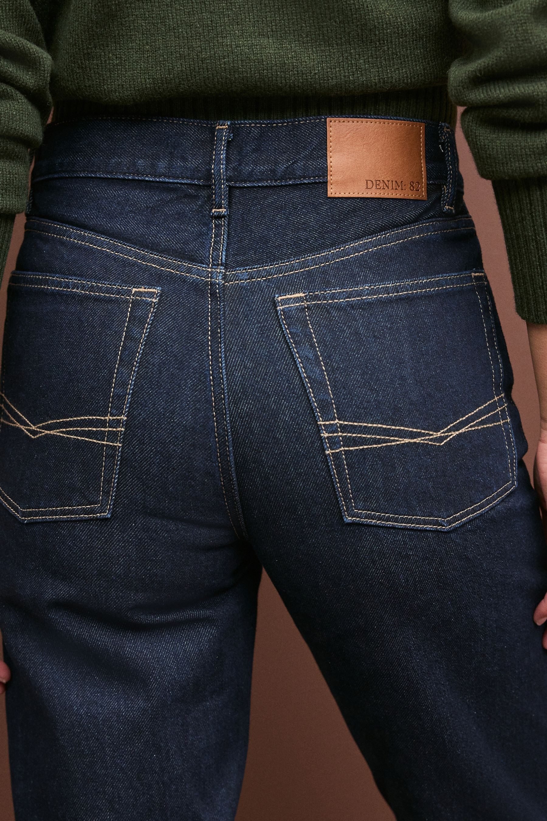 Next Straight-Jeans Column Mom-Jeans aus 100 % Baumwolle (1-tlg)