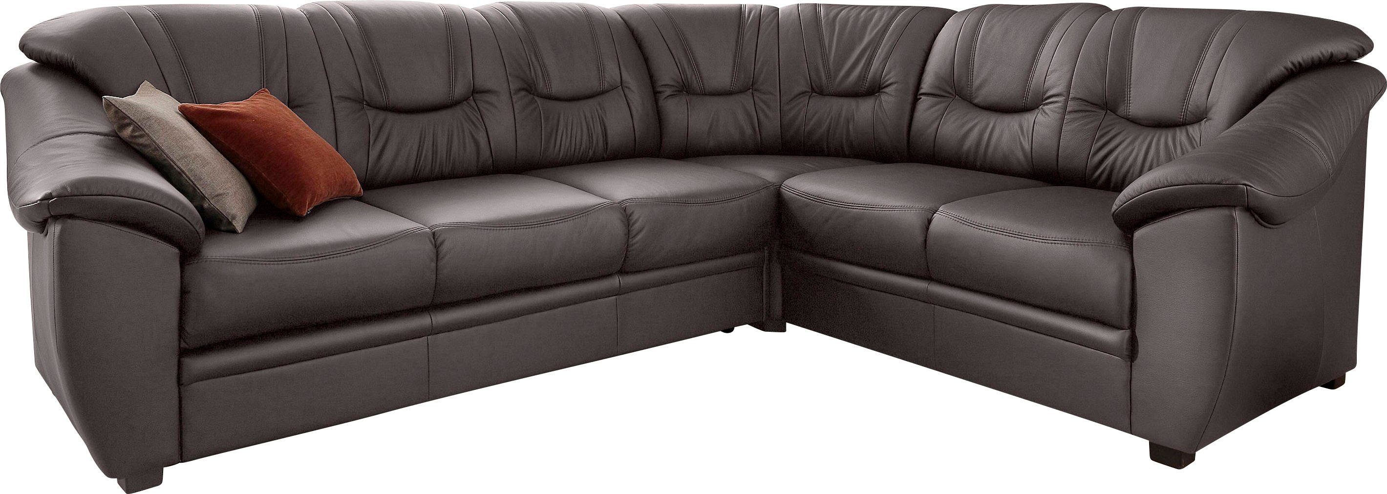 sit&more Ecksofa Savona L-Form, B: 262 cm, optional Bettfunktion, Federkern