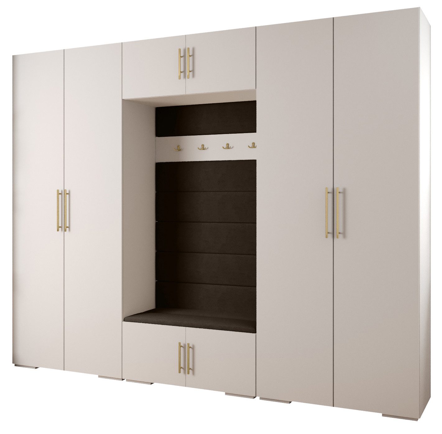 ABIKS MÖBEL Kompaktgarderobe INOVA 3 SATZ günstig online kaufen