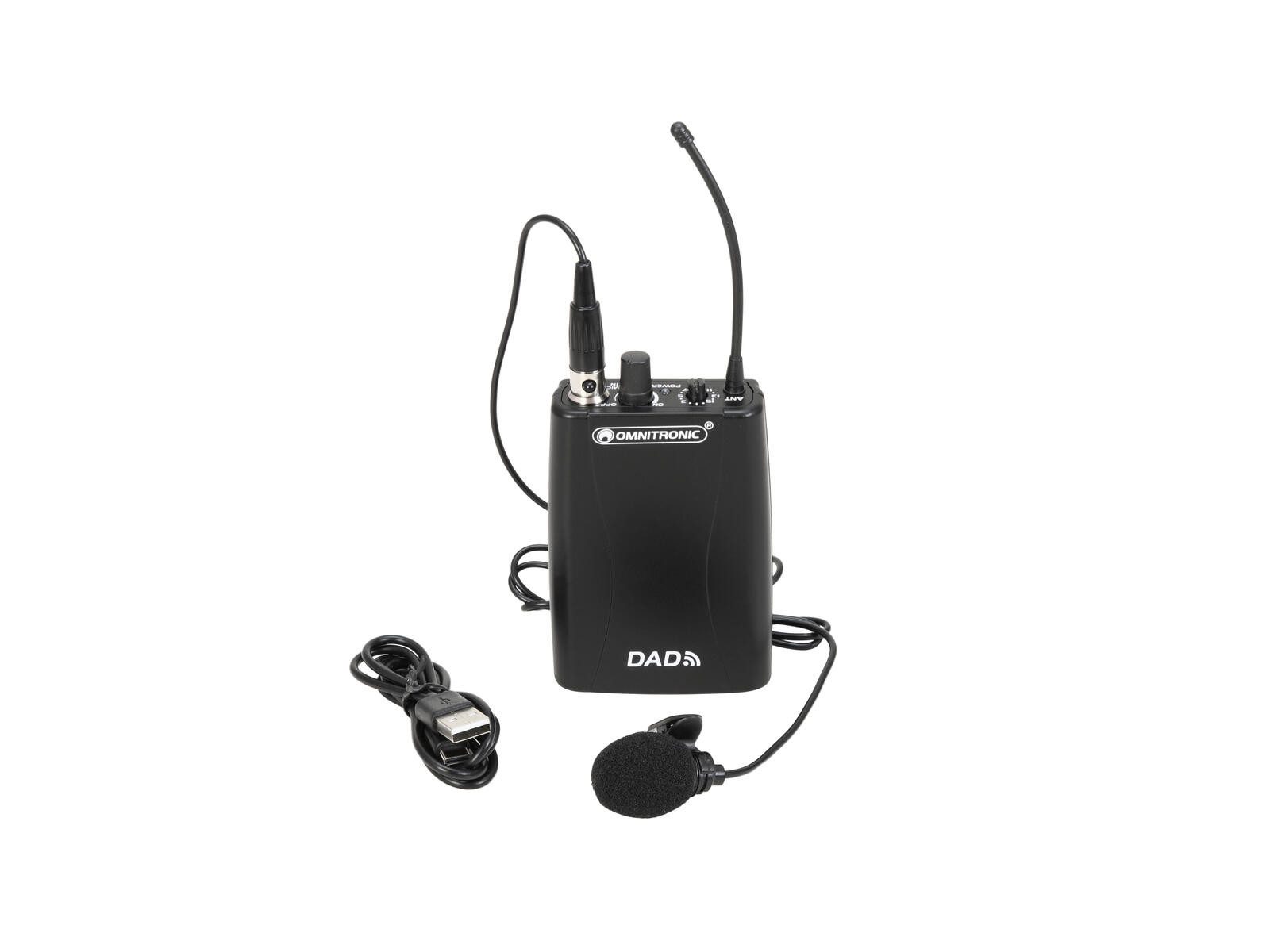 OMNITRONIC DAD Taschensender Lautsprechersystem
