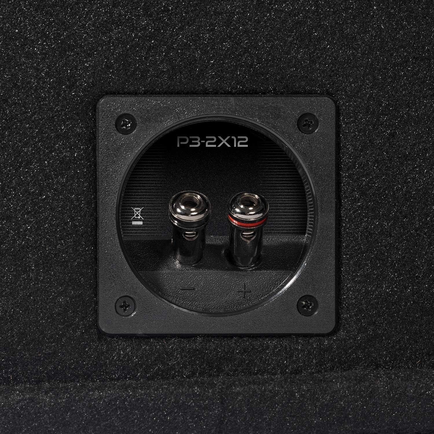 Rockford Fosgate Rockford Fosgate P3-2X12 PUNCH Gehäuse-Subwoofer 2 x 30 cm Auto-Subwoofer