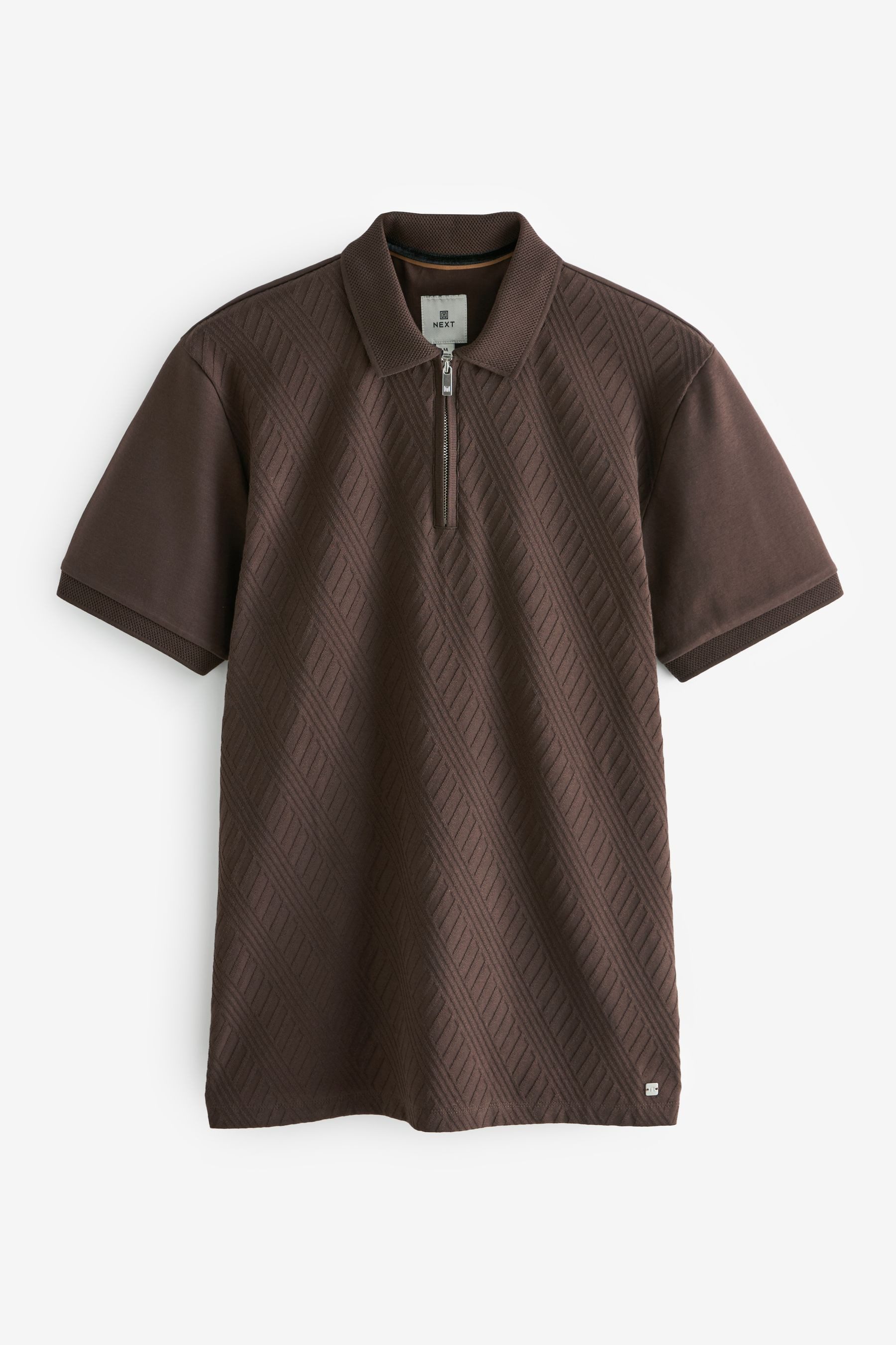 Next Poloshirt Strukturiertes Polo-Shirt (1-tlg) günstig online kaufen