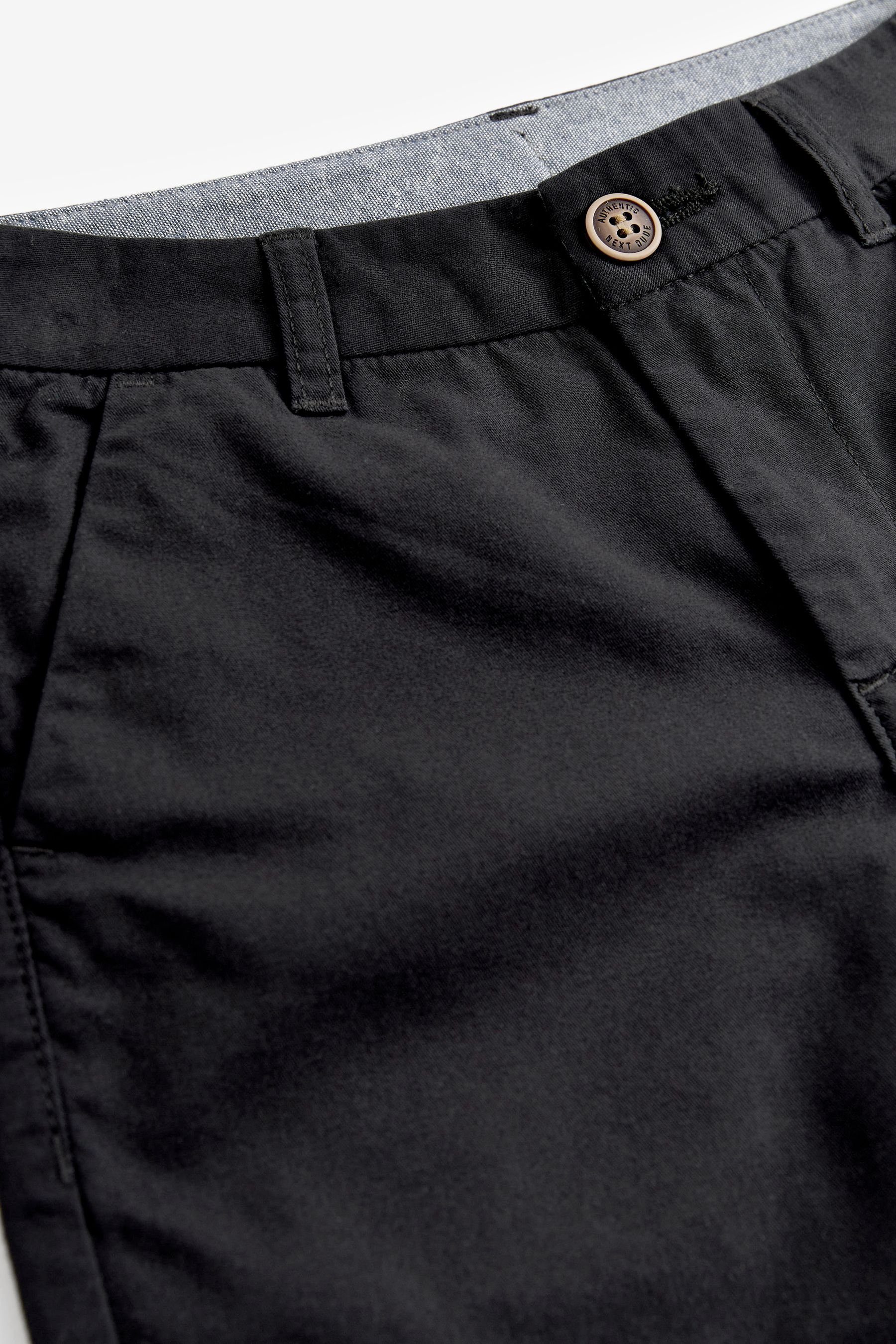 Next Chinoshorts Chino-Shorts (1-tlg) Black