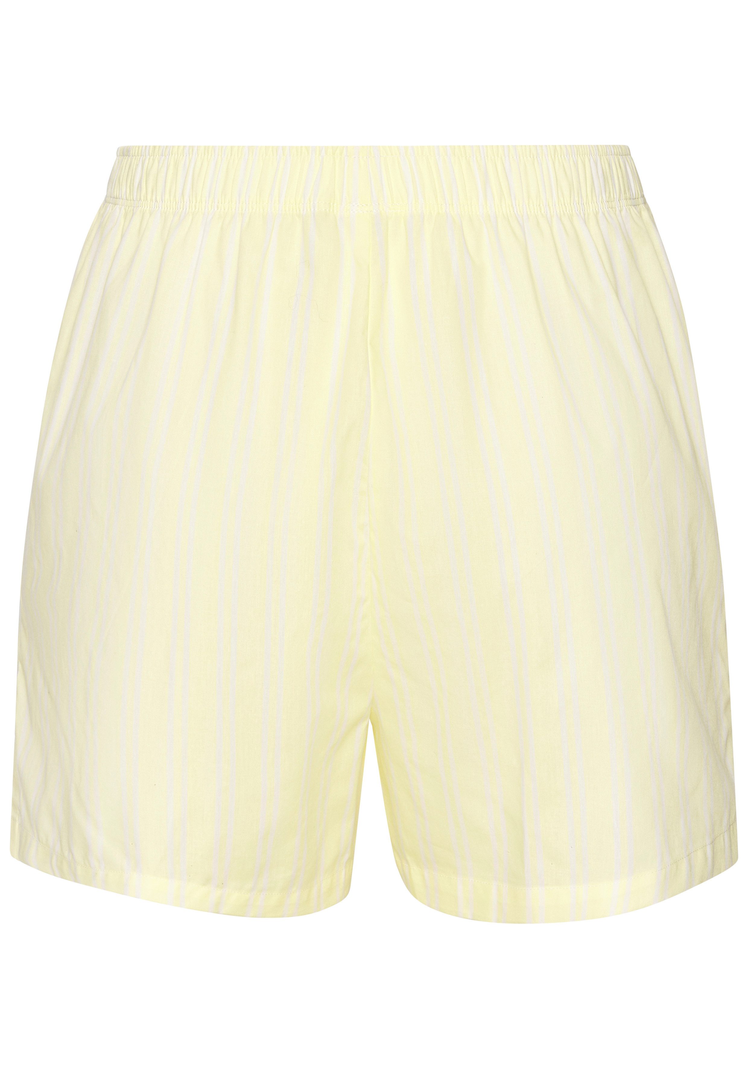 Copenhagen Studios Pyjamashorts aus fein gewebter Baumwoll-Qualität
