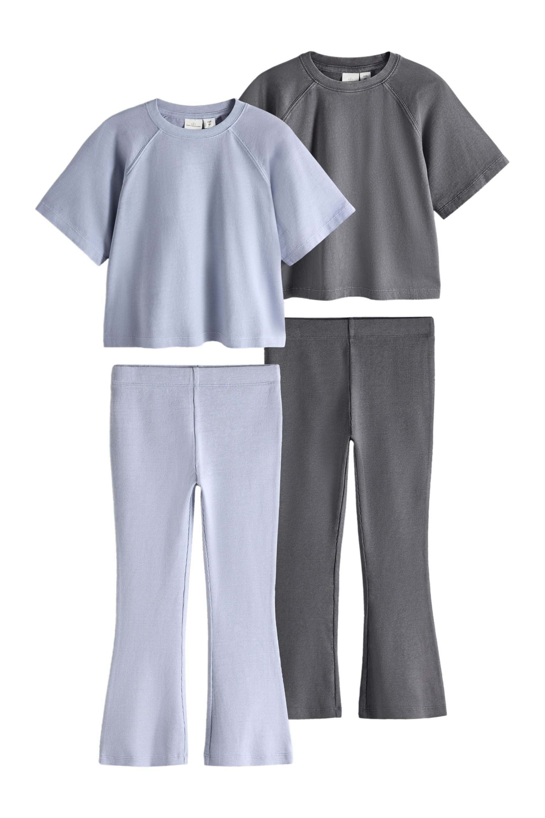 Shirt & Leggings The Set Kurzarm-T-Shirts und Leggings, 2er-Pack