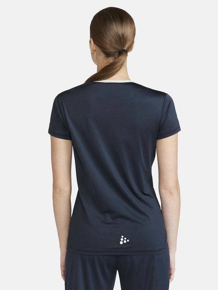 Craft Trainingsshirt Extend Jersey (rec. Polyester, Mesh-Einsätze) navyblau Damen