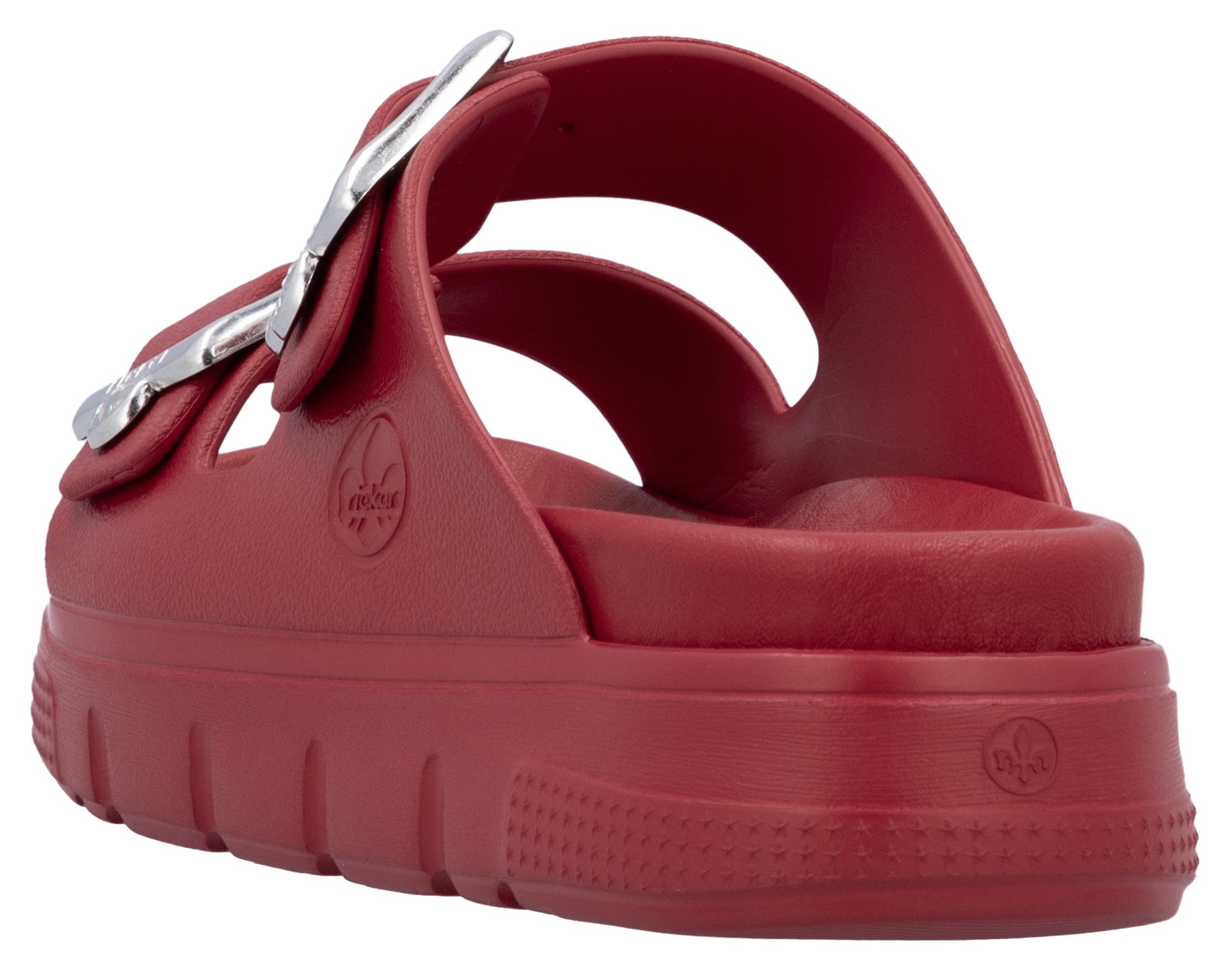 Rieker Pantolette, Plateau, Sommerschuh, Schlappen in günstig online kaufen