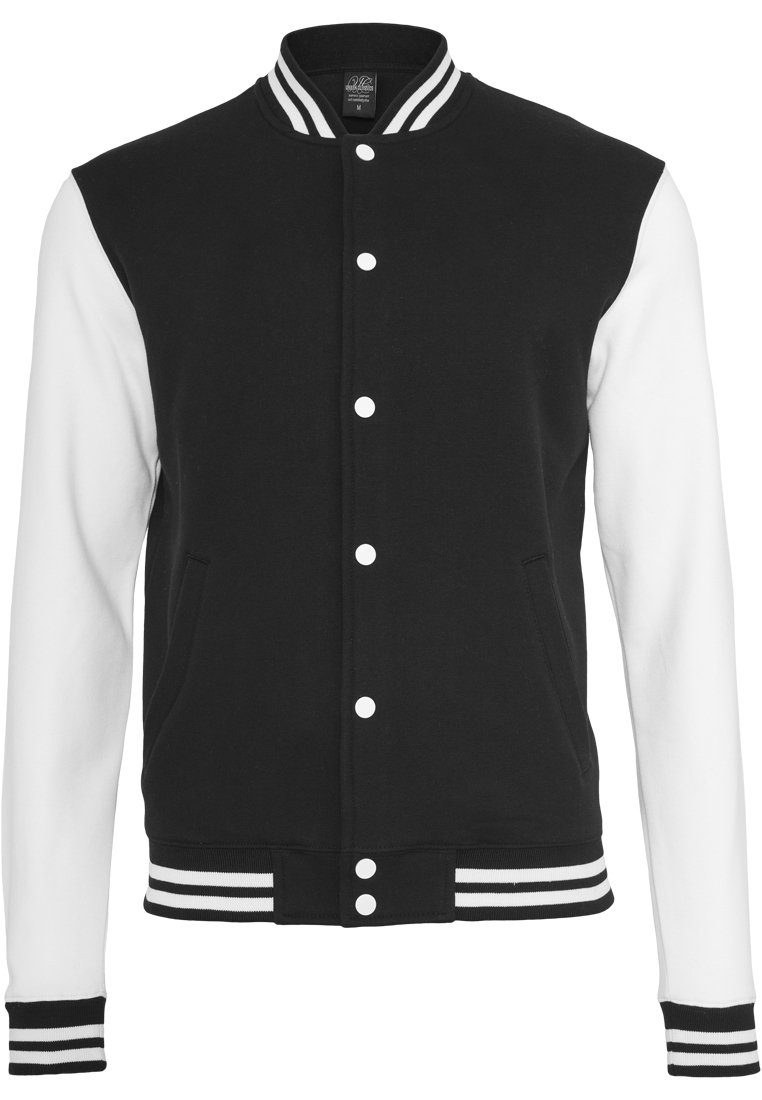 Sweatjacket URBAN Herren black/white (1-St) CLASSICS 2-tone Outdoorjacke College