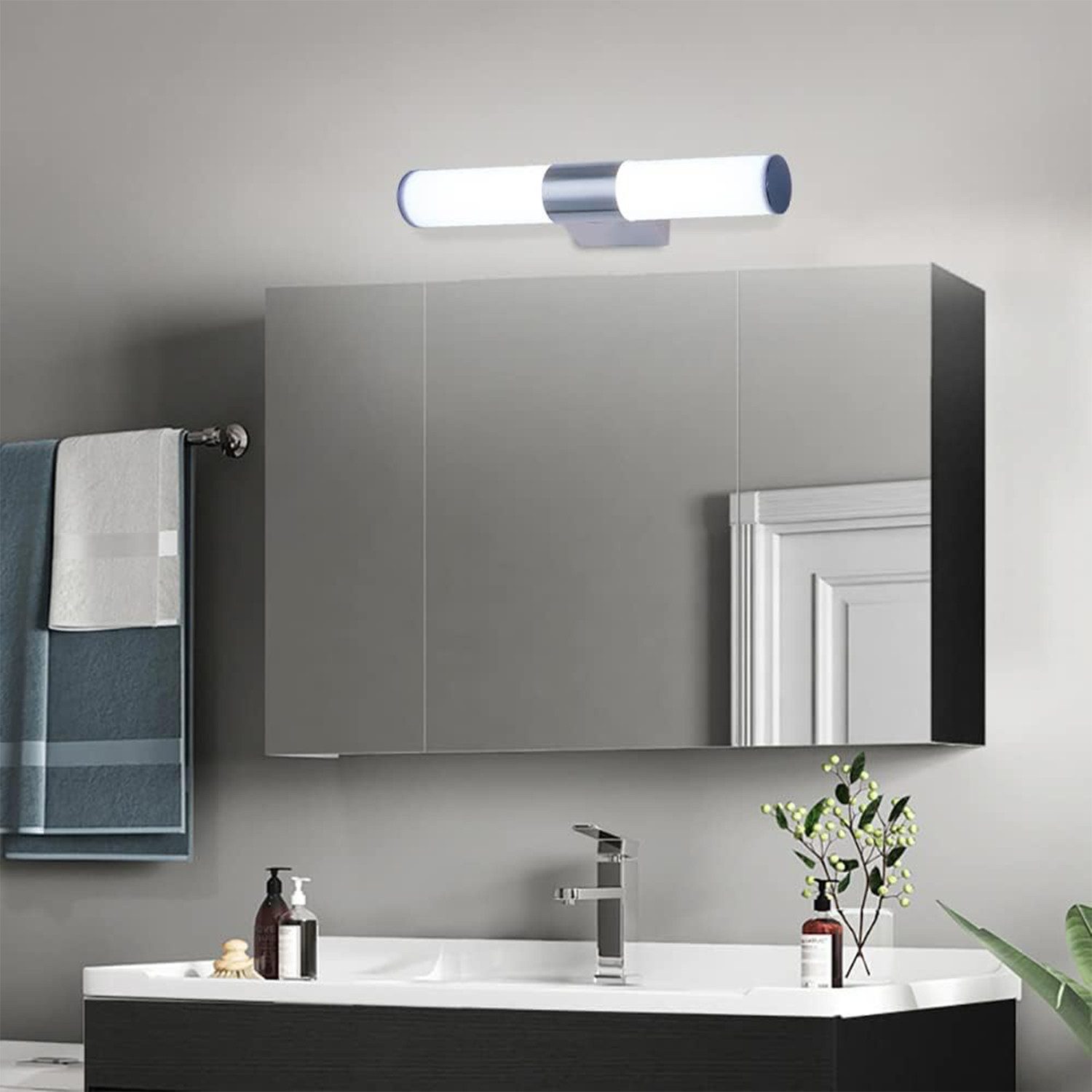 OKWISH LED Spiegelleuchte LED Spiegellampe Badleuchte günstig online kaufen