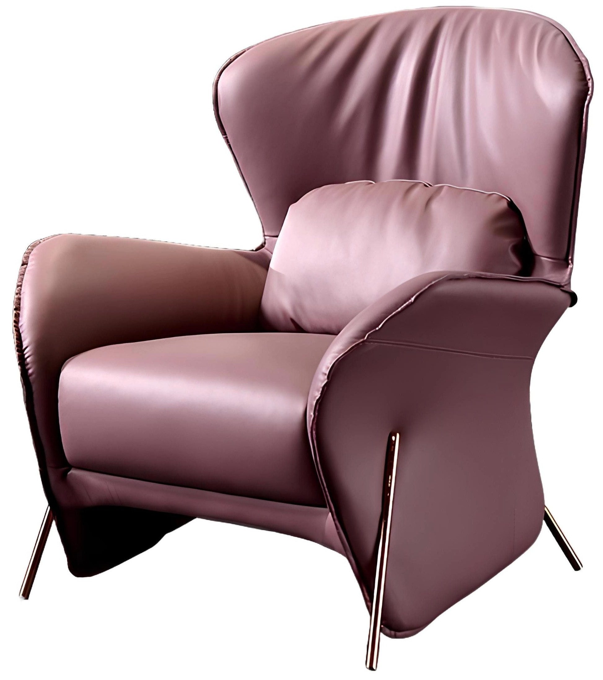 Loungesessel Luxus Ledersessel mit Relaxfunktion in elegantem Design
