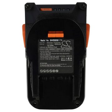 vhbw Ersatz für AEG L1830R, L1815R für Akku Li-Ion 8000 mAh (18 V)