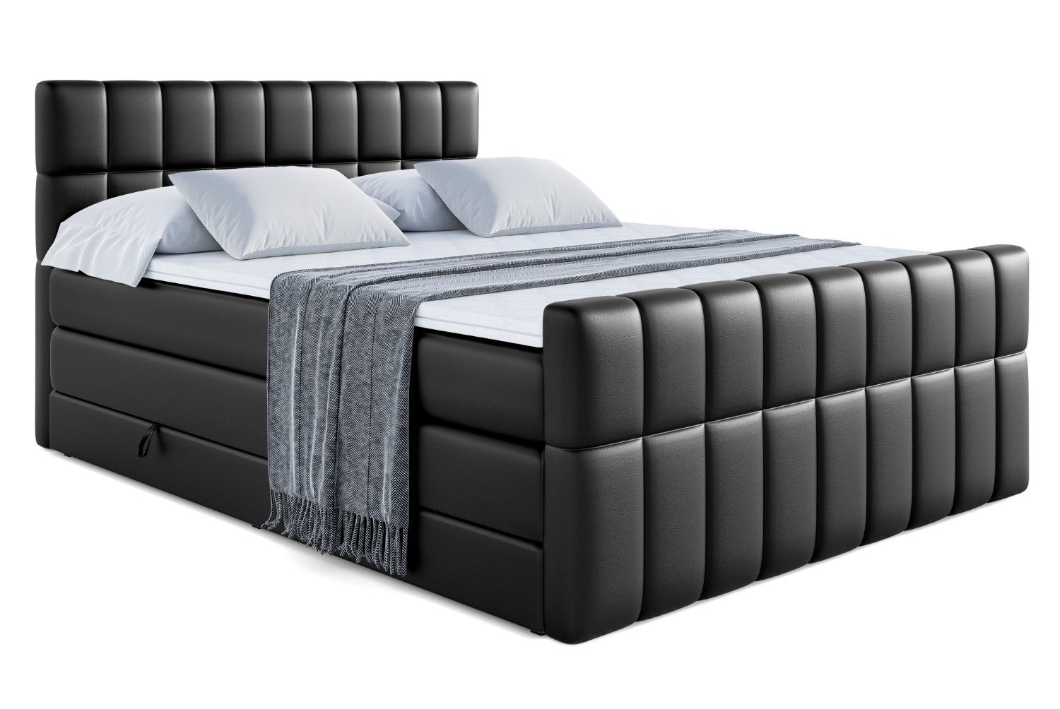 ALTDECOR Boxspringbett MIAMI-Z KING (Multipocket-Matratze H4, günstig online kaufen