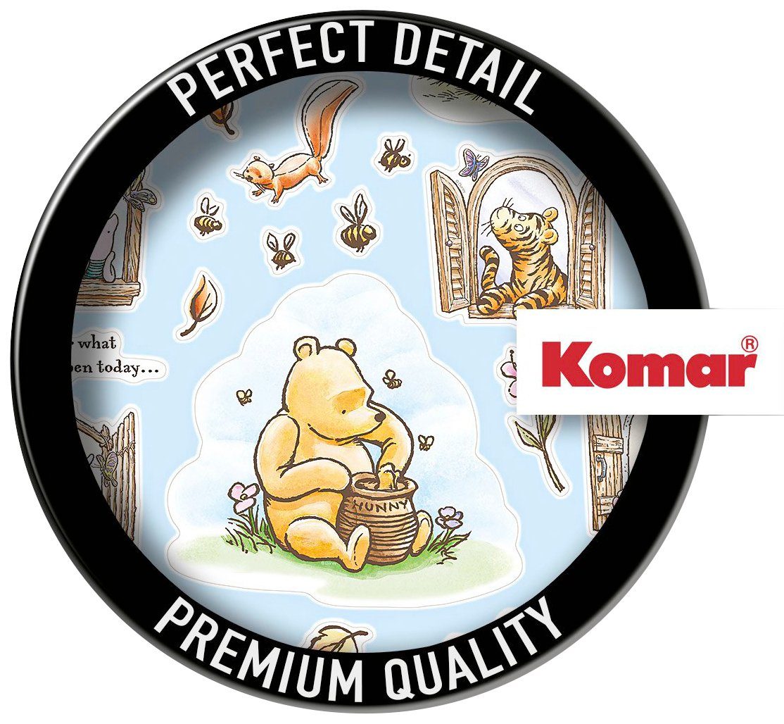 Pooh x Komar Adventures 50x70 Höhe), (Breite Wandtattoo Wandtattoo cm Winnie selbstklebendes St), (61 the