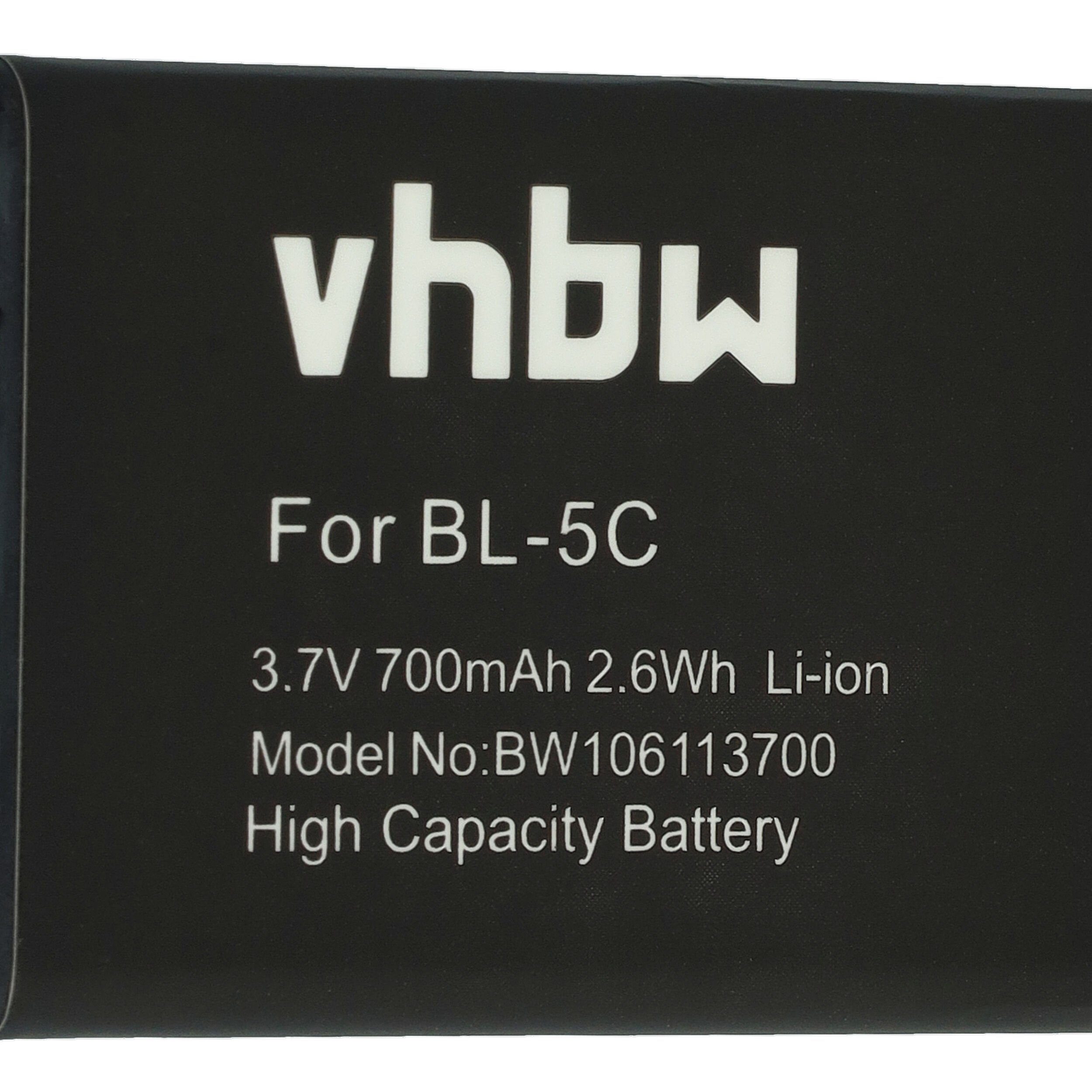 vhbw ML0608 mit (3,7 Smartphone-Akku mAh 700 kompatibel V) M-Life Li-Ion