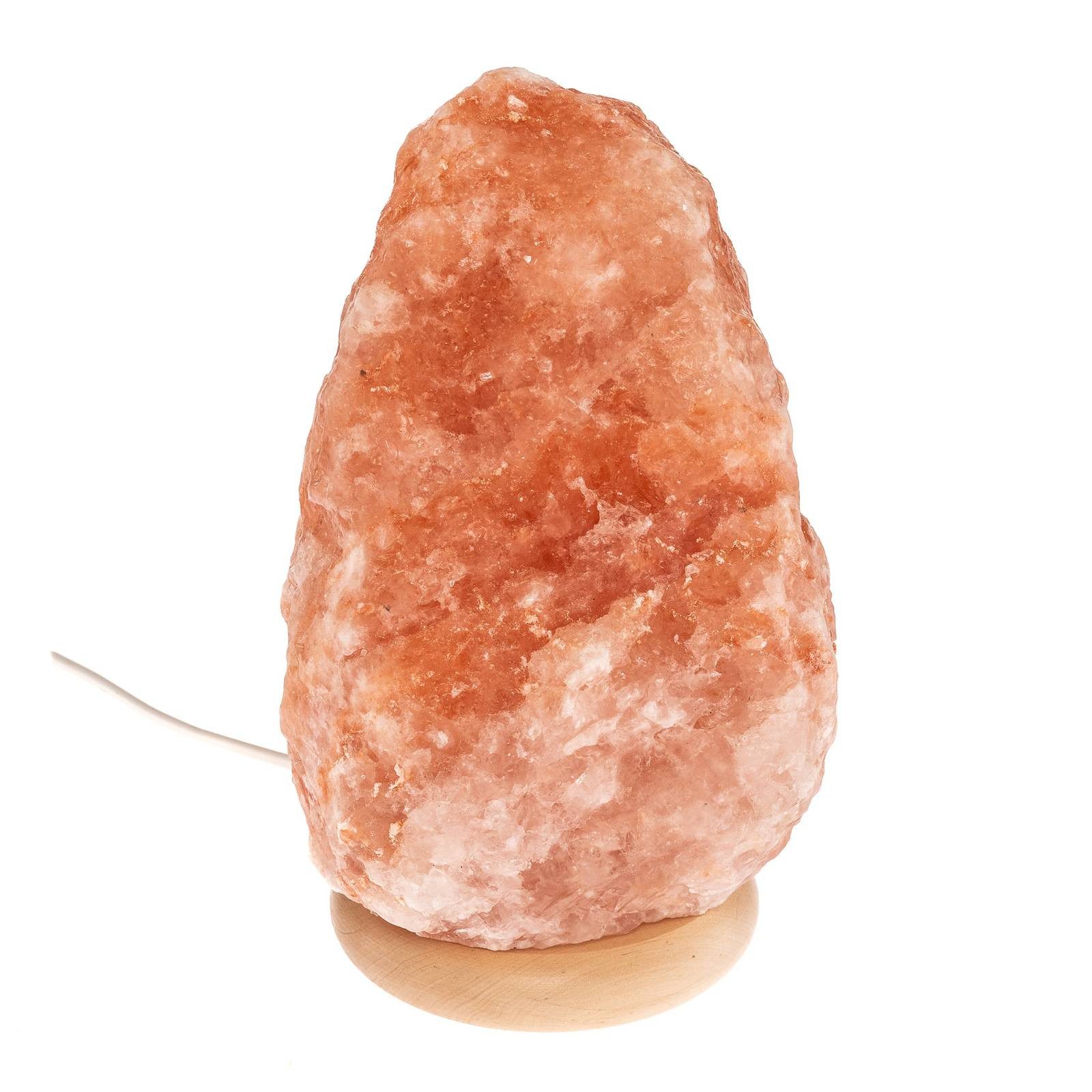 Envostar Salzkristall-Tischlampe Harmony, Stein Rot IP20, 1 x 25 W