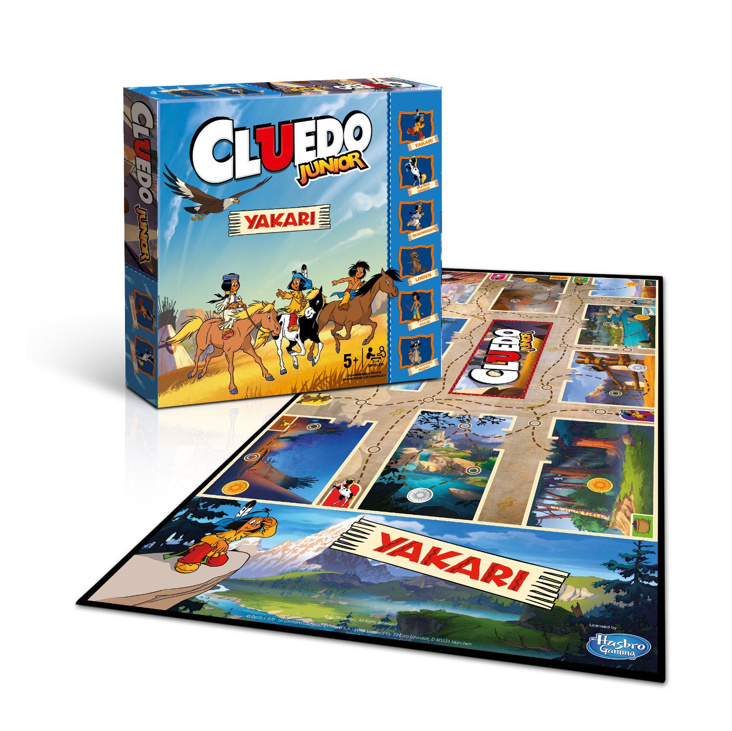 Winning Moves Spiel Cluedo Junior Yakari, Brettspiel