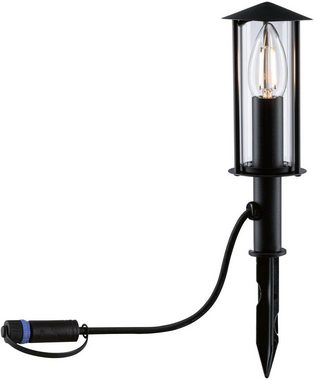 Paulmann LED Gartenleuchte Poller, LED wechselbar, Warmweiß, E14, IP44 2W 24V Anthrazit E14