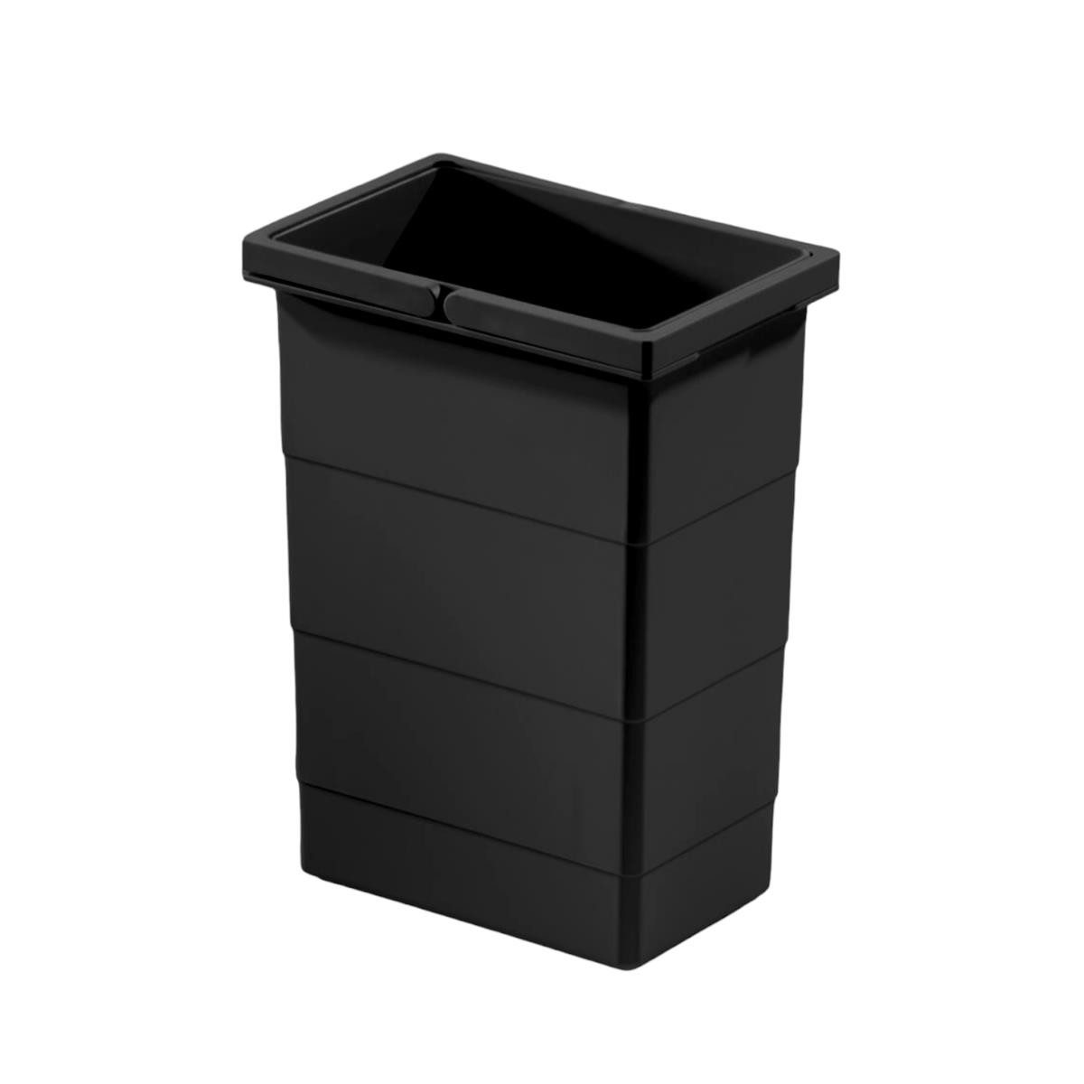 Hailo Einbaumülleimer Hailo Inneneimer 1225959 schwarz 8 L 226 x 156 x 295 mm 2 Henkel