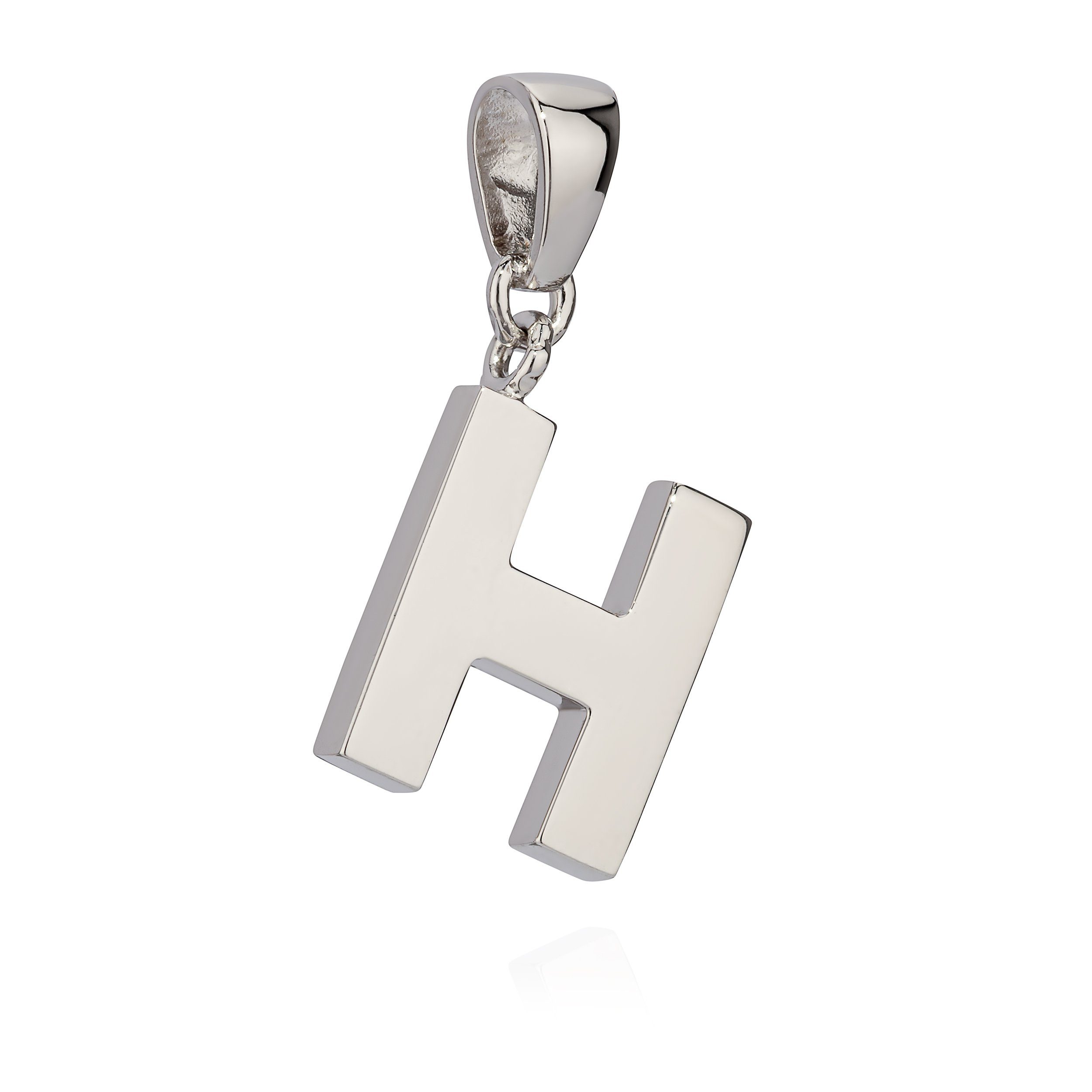 NKlaus Kettenanhänger 12x11mm Kettenanhänger Buchstabe H günstig online kaufen