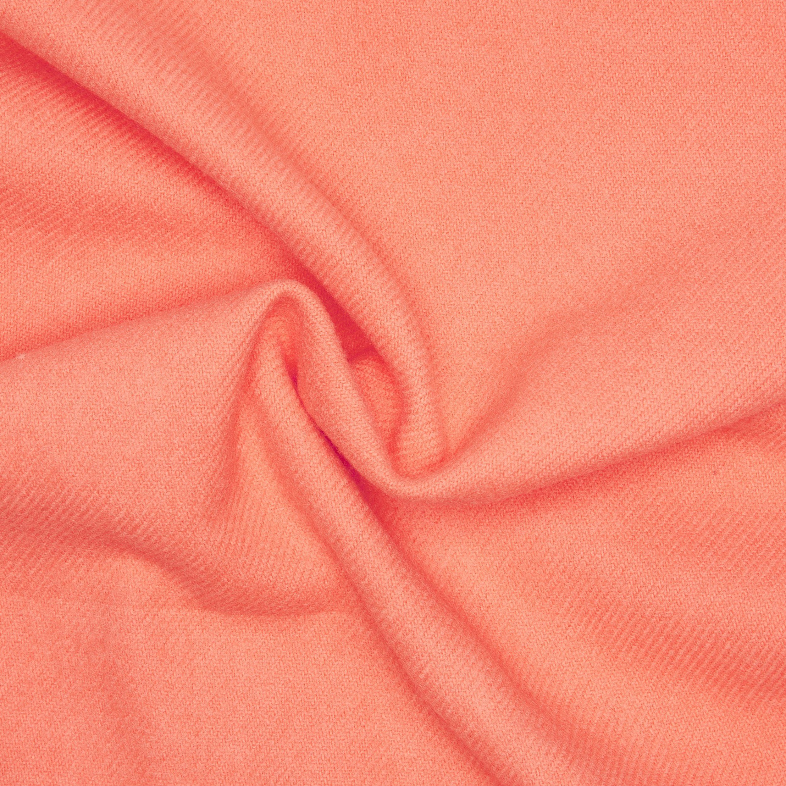 BRUBAKER Schal Cashmirillo Kuschelschal 30/40 x 180 cm Lang Leicht Warm Kuschelig, (Uni-Farben, 1-St. Herbst und Winterschal), Stola Tuch Schal mit Fransen für Damen und Herren