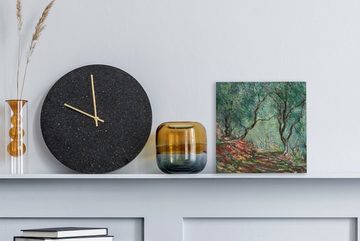 OneMillionCanvasses® Leinwandbild Olivenhain im Garten von Moreno - Claude Monet, (1 St), Leinwand Bilder für Wohnzimmer Schlafzimmer