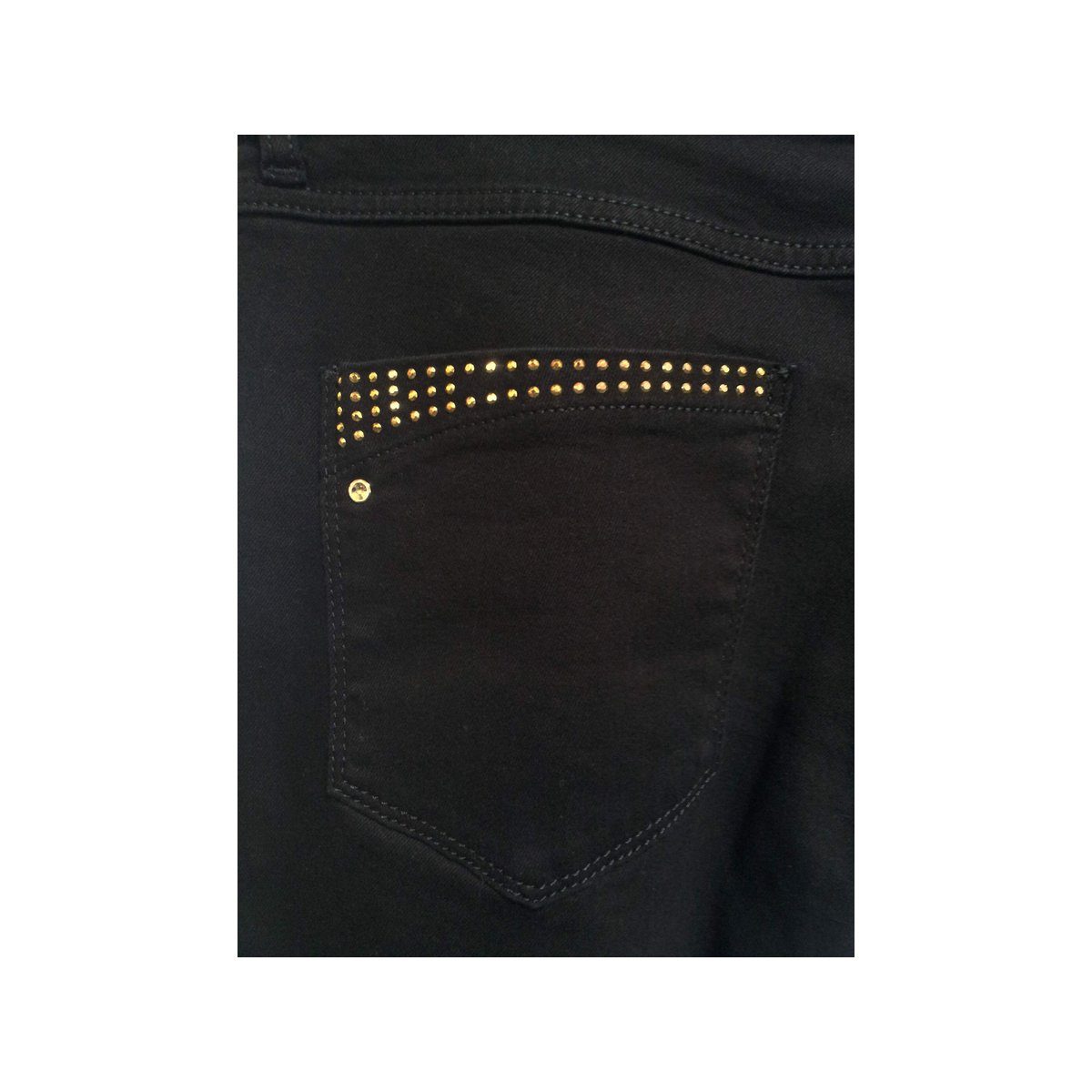 schwarz 5-Pocket-Jeans Zerres (1-tlg)