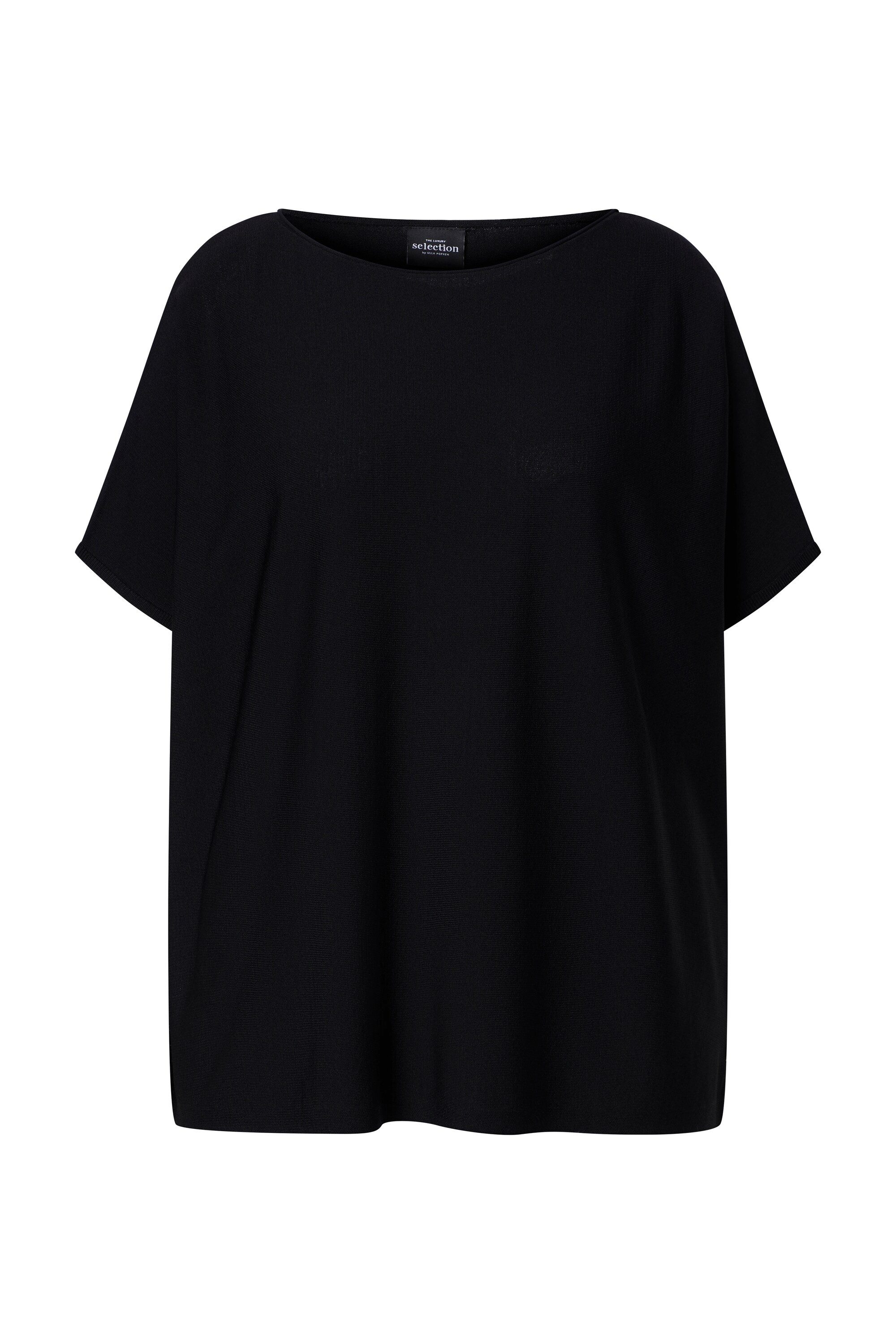 Ulla Popken Strickpullover Pullover oversized U-Boot-Ausschnitt