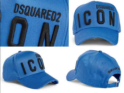 Dsquared2 Baseball Cap Dsquared2 Icon Cap Patch Logo Baseballcap Cap Kappe Basebalkappe Hat H