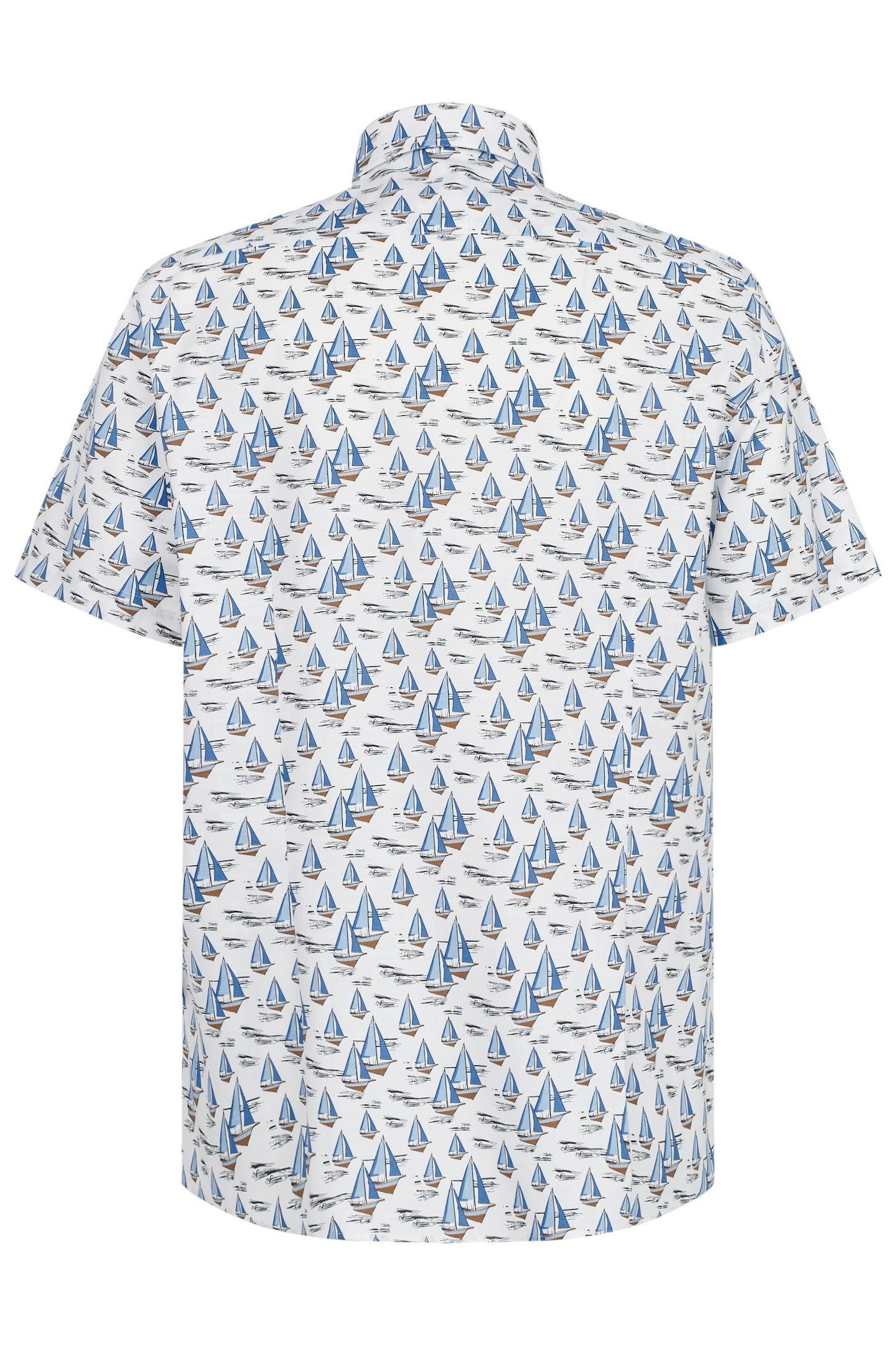 bugatti Kurzarmhemd mit Button-Down-Kragen