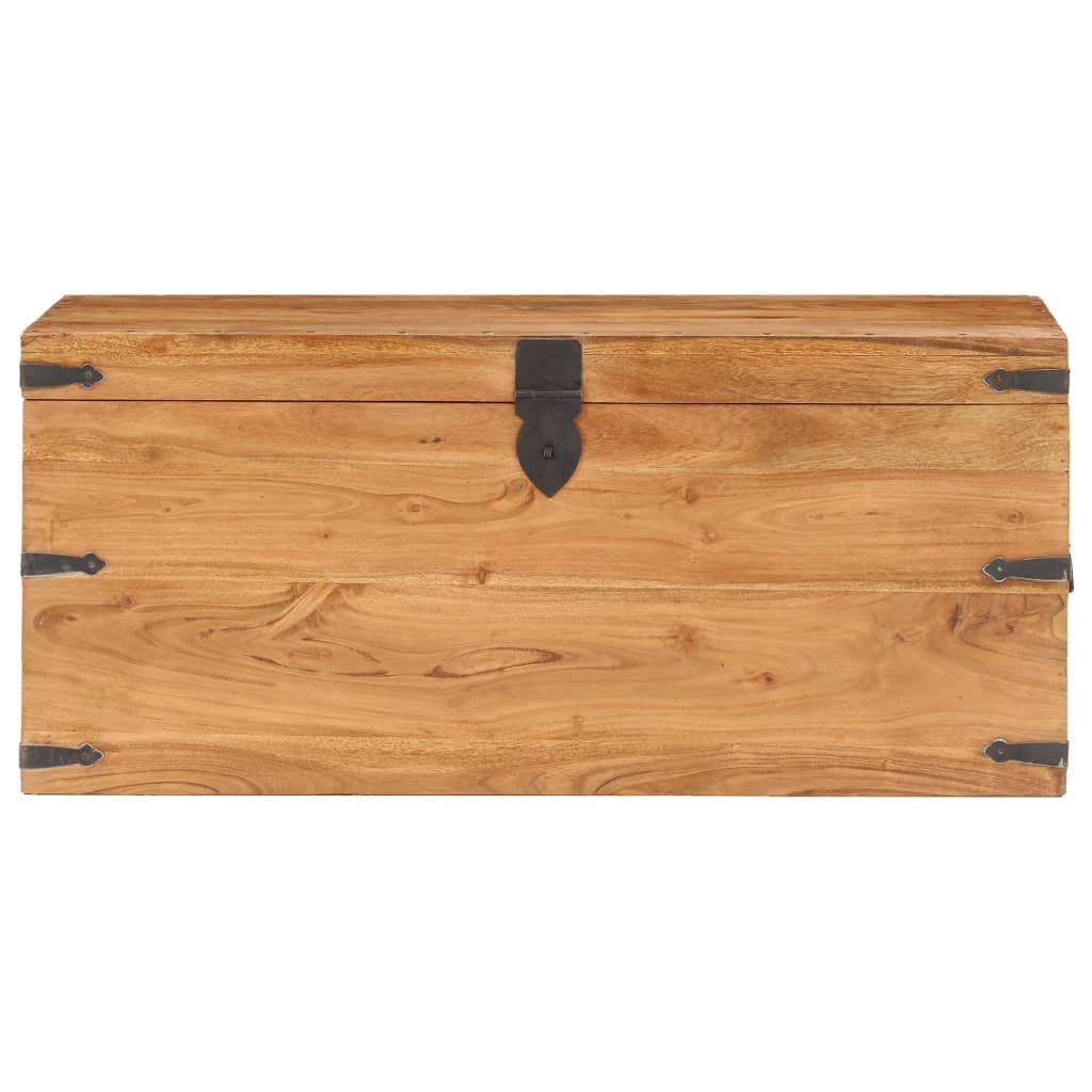 vidaXL Truhe Design-3 Aufbewahrungstruhe Holztruhe Schatzkiste Holzkiste90x40x40 cm