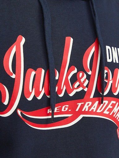 Kapuzensweatshirt & COL 23/24 Blazer HOOD NOOS Jones SWEAT Navy JJELOGO 2 Jack