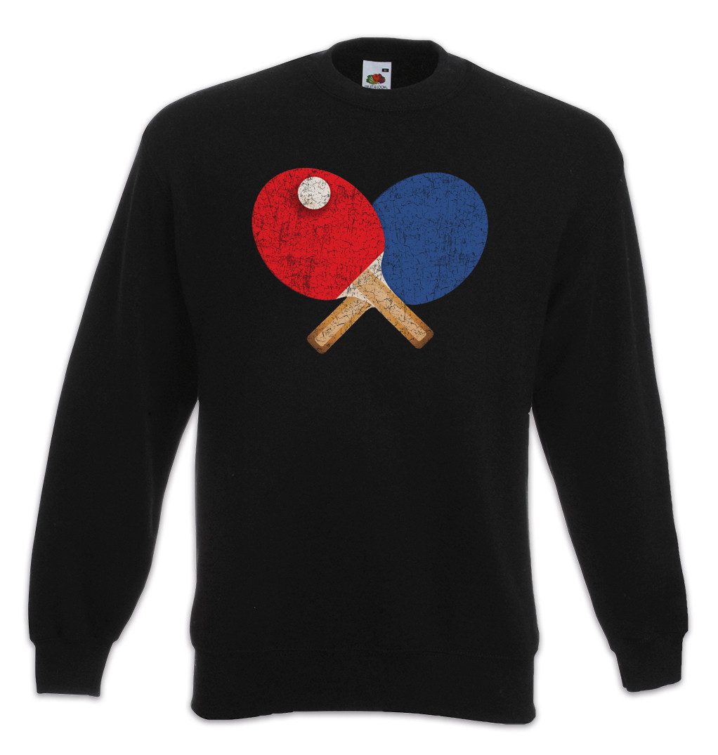 Urban Backwoods Sweatshirt Table Tennis Tools Sweatshirt Player Tischtennis Spieler Sport Bat (1-tlg) Manschafft Ping-Pong Tischtennisschläger Verein