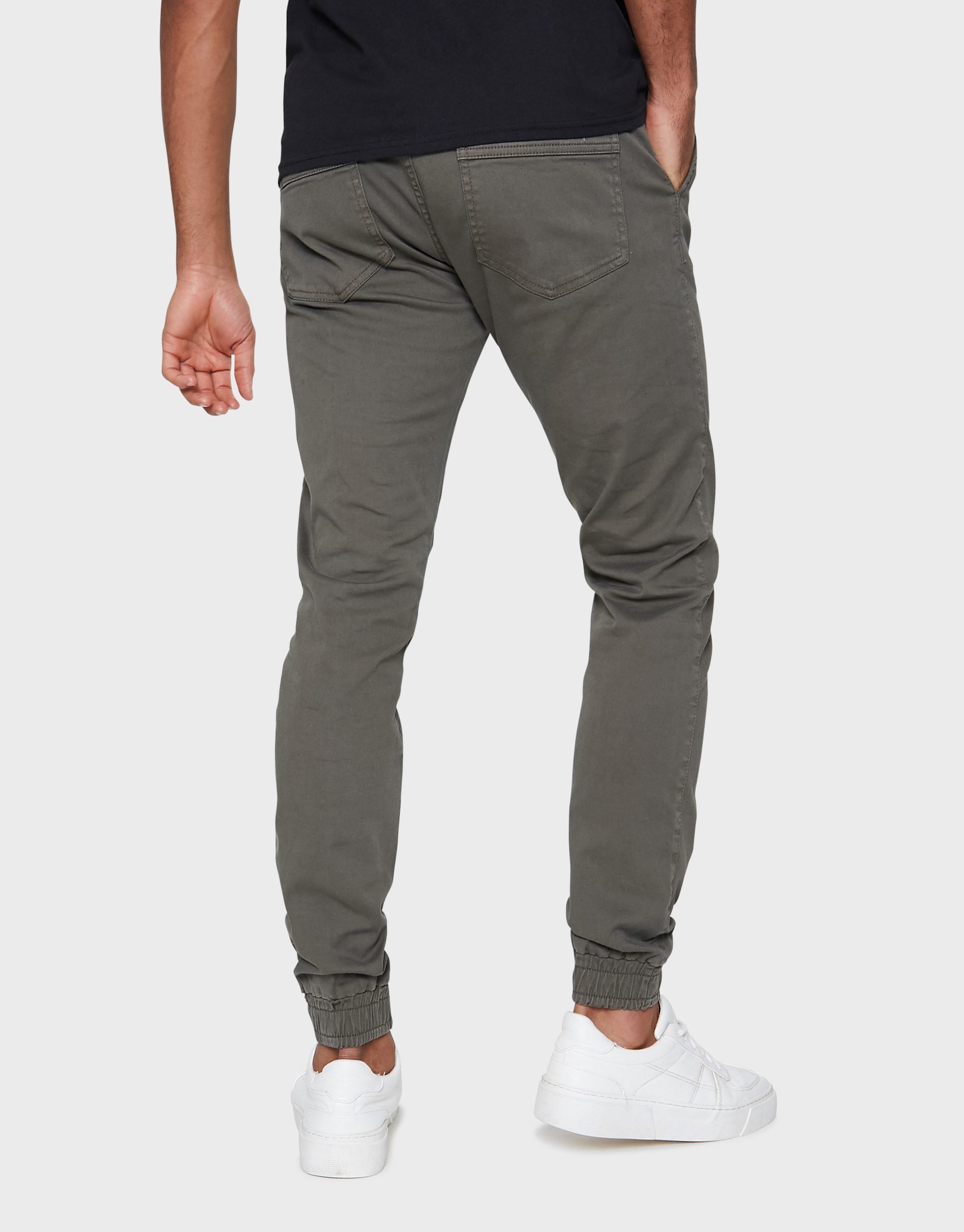 Threadbare Stoffhose Metro (1-tlg) mit elastischen Beinbündchen