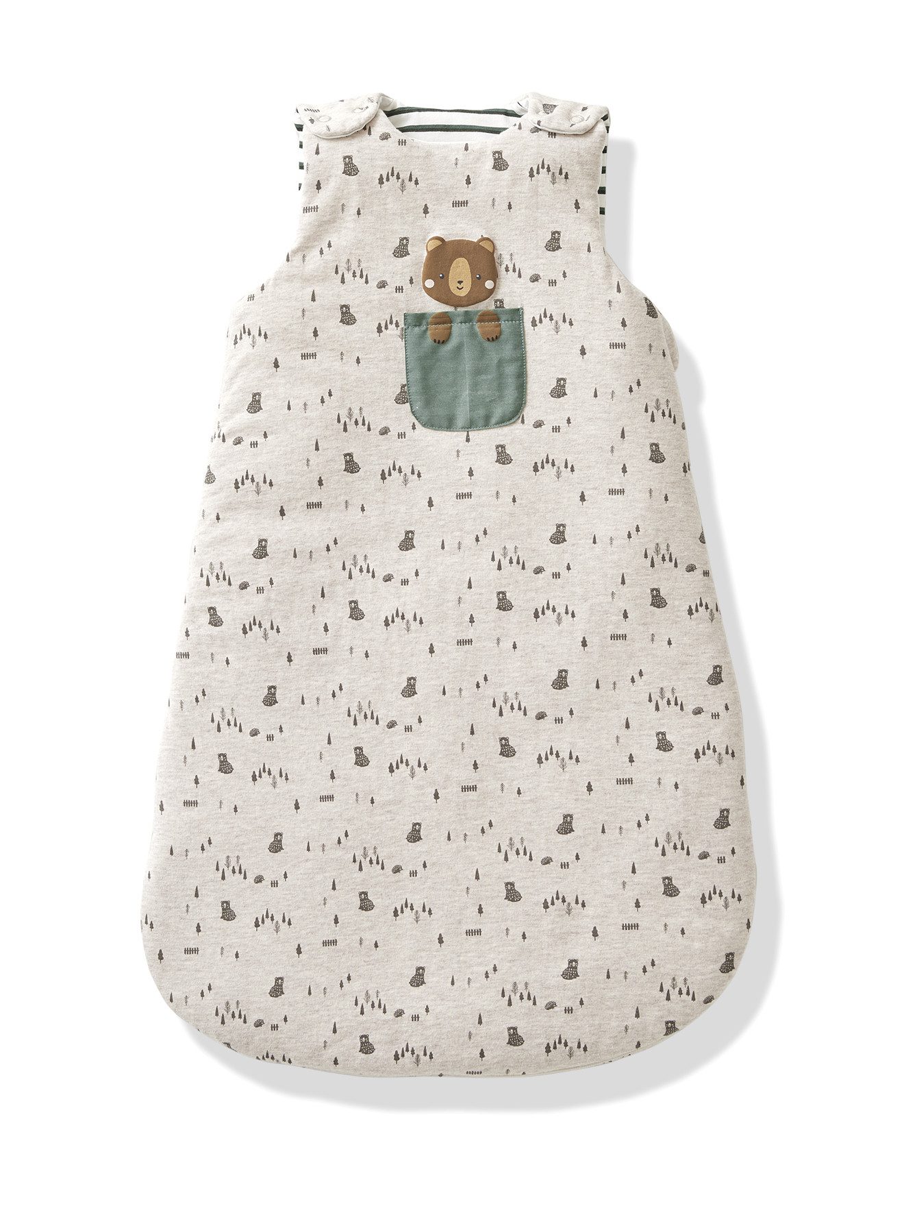 Babyschlafsack Ärmelloser Baby Schlafsack GRÜNER WALD