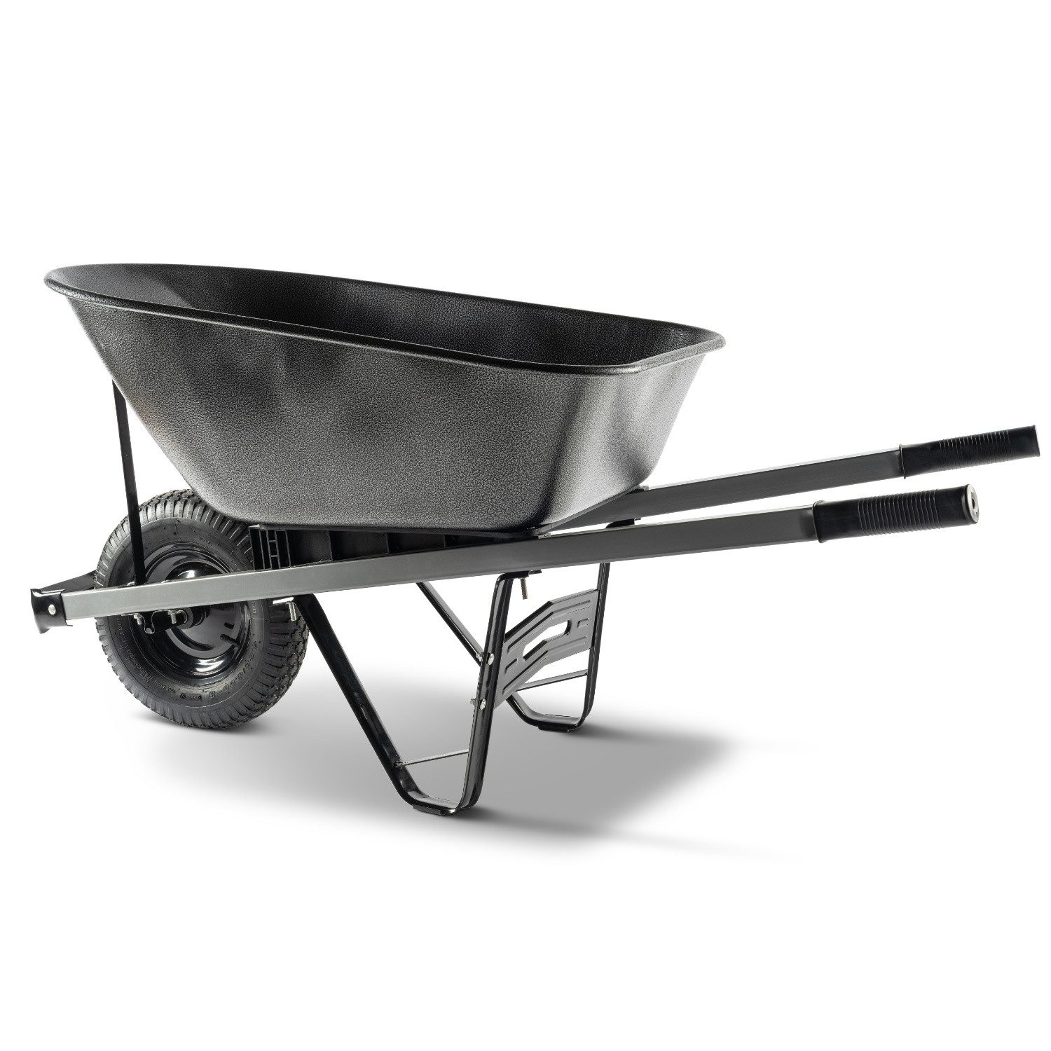 Pergart Schubkarre Pergart Schubkarre mit Vollgummirad (anthrazit), Griffhöhe: 54 cm, Traglast: max. 150 kg, Gewicht: ca. 26 kg