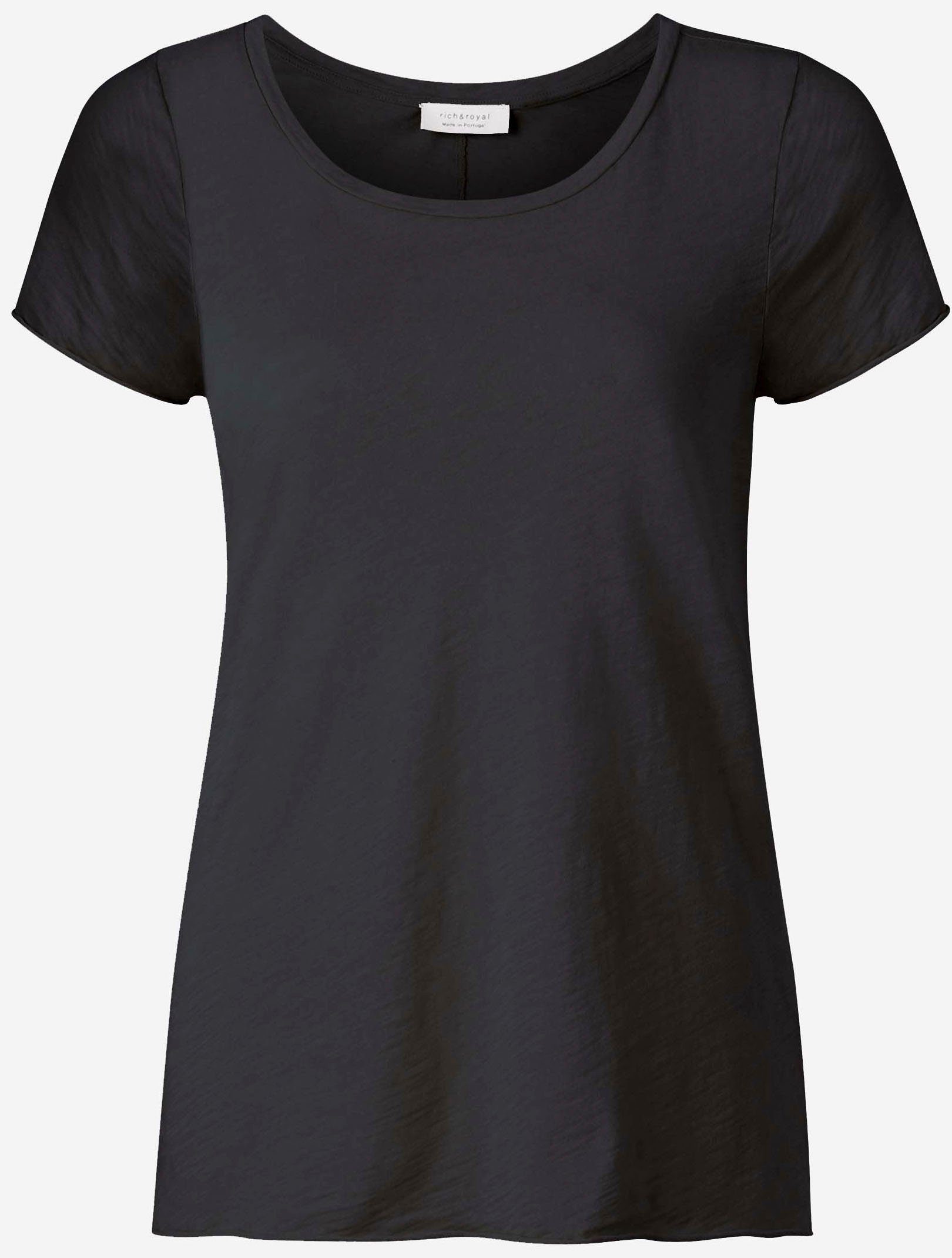 Rich Royal T-Shirt femininer in black Basic-Form &