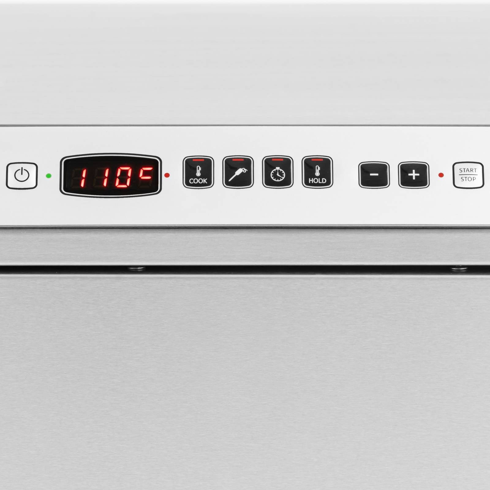 Royal Catering Schongarer Niedertemperaturgarer Niedertemperaturofen 30-110°C Minibackofen GN1/1, 1200 W