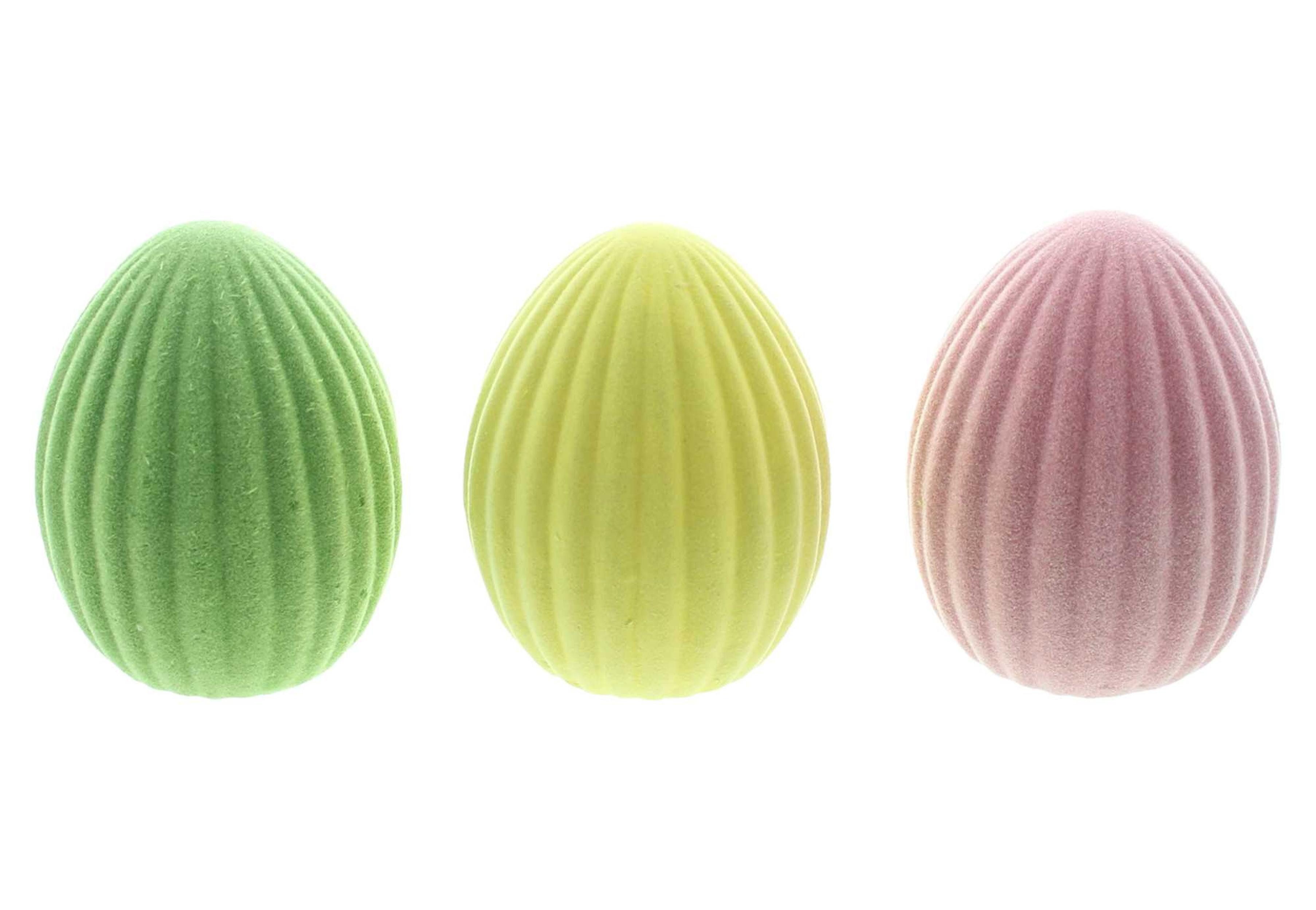 Dekoobjekt Deko-Ei "Bunt", 3er Set
