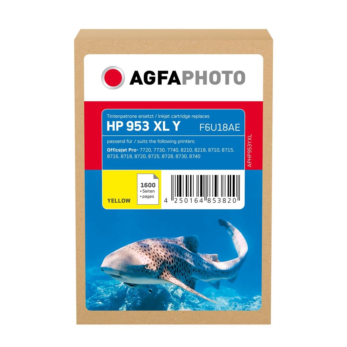 AgfaPhoto AgfaPhoto Tintenpatrone APHP953YXL wie HP F6U18AE 953XL y Tintenpatrone