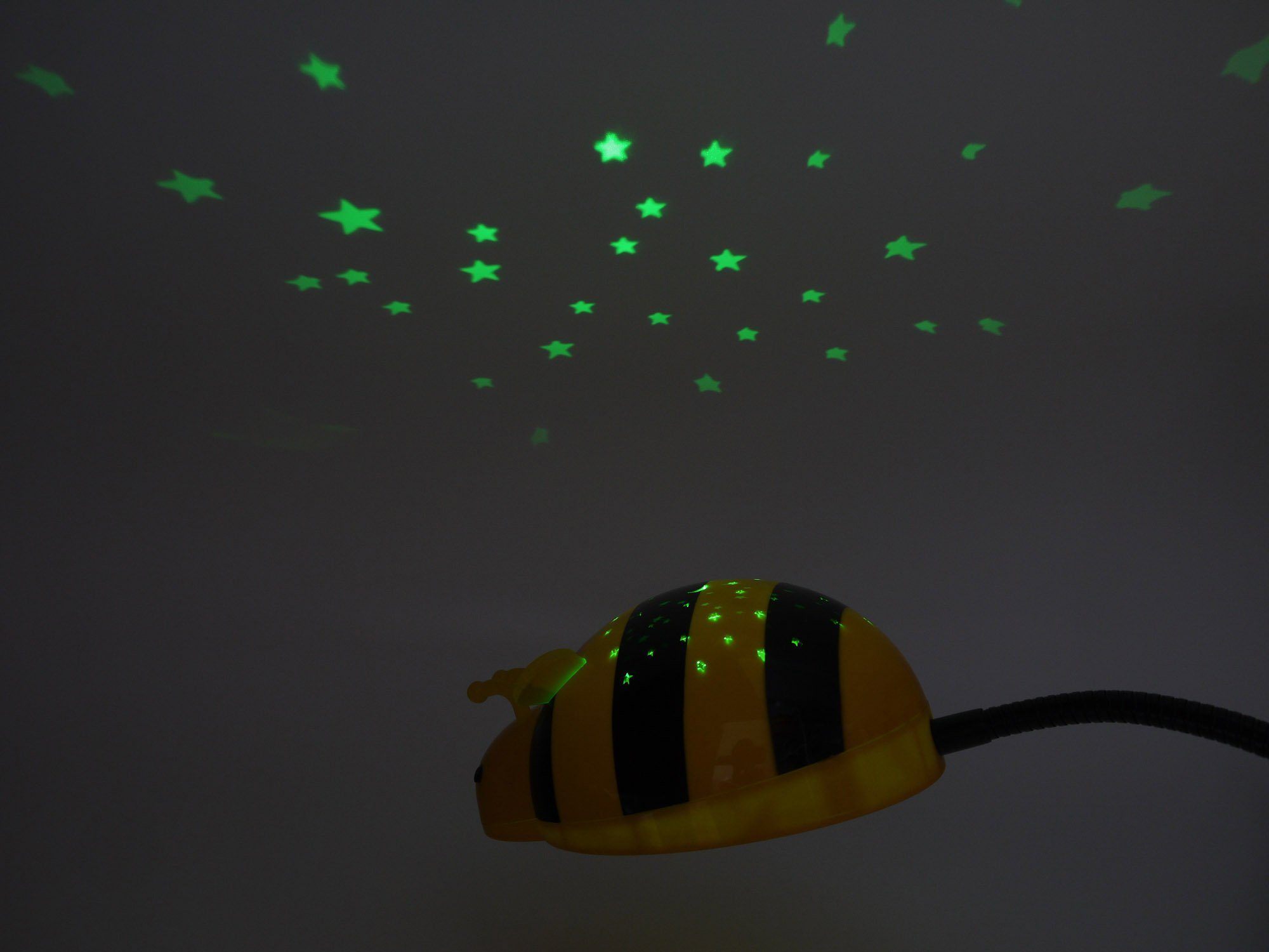 niermann LED Tischleuchte Starbee, Kinderlampe, Kinderzimmer, LED fest integriert, Projektionsleuchte Starbee, Made in Germany