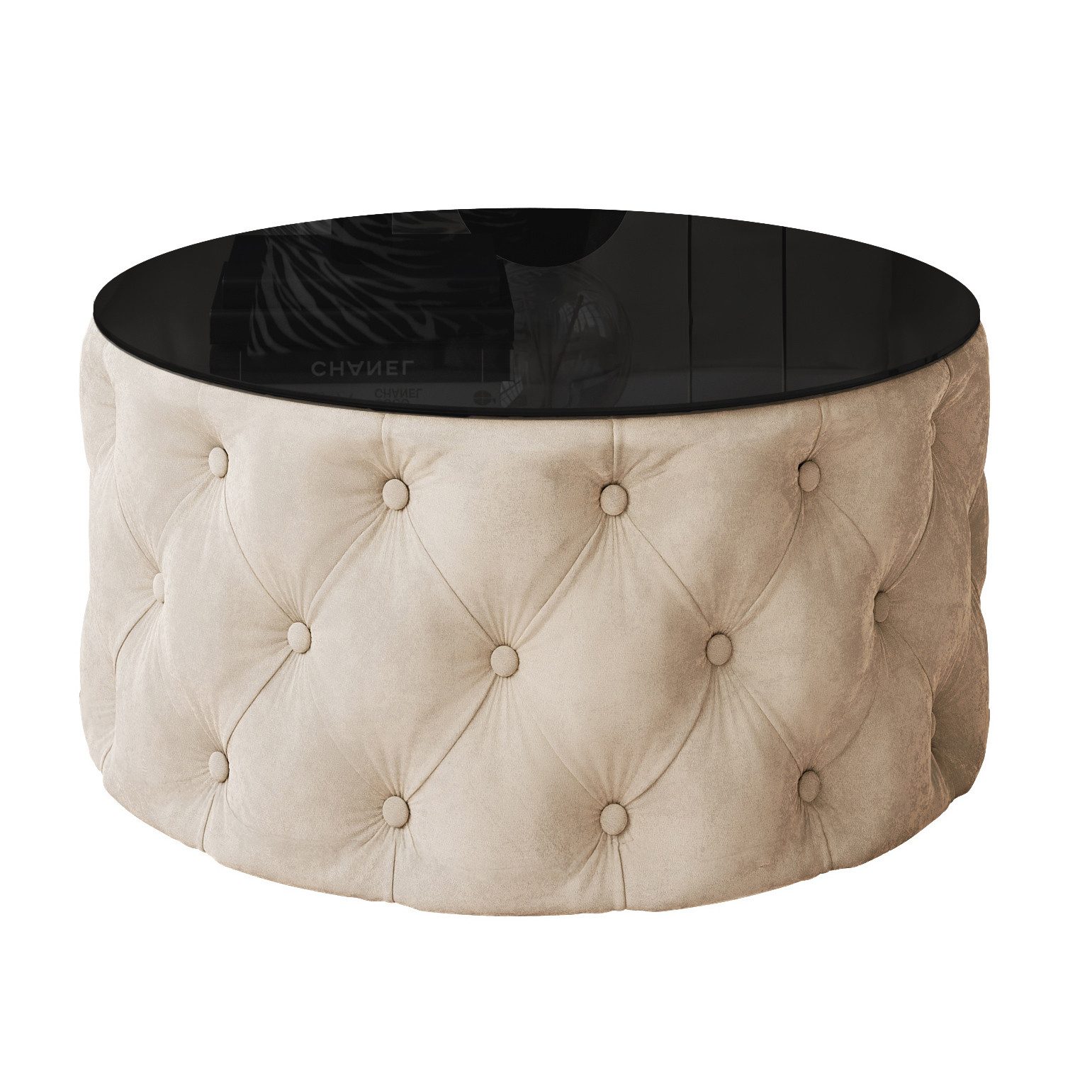 Lookway Couchtisch CHESTERFIELD 70 cm runder günstig online kaufen