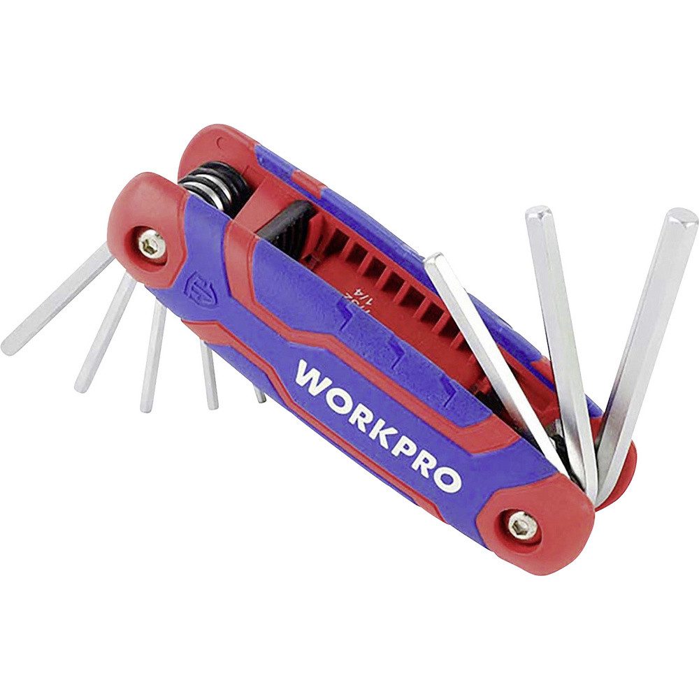 WorkPro Schraubendreher WorkPro Außen-Sechskant Sechskantschlüssel 1.5 mm, 2.0 mm, 2.5 mm, 3.