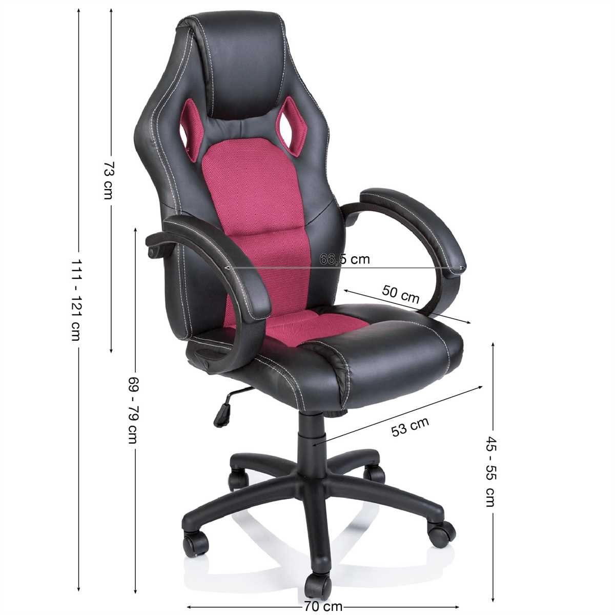 TRESKO Drehstuhl Racing Chefsessel Bürostuhl, Schreibtischstuhl, gepolstert günstig online kaufen